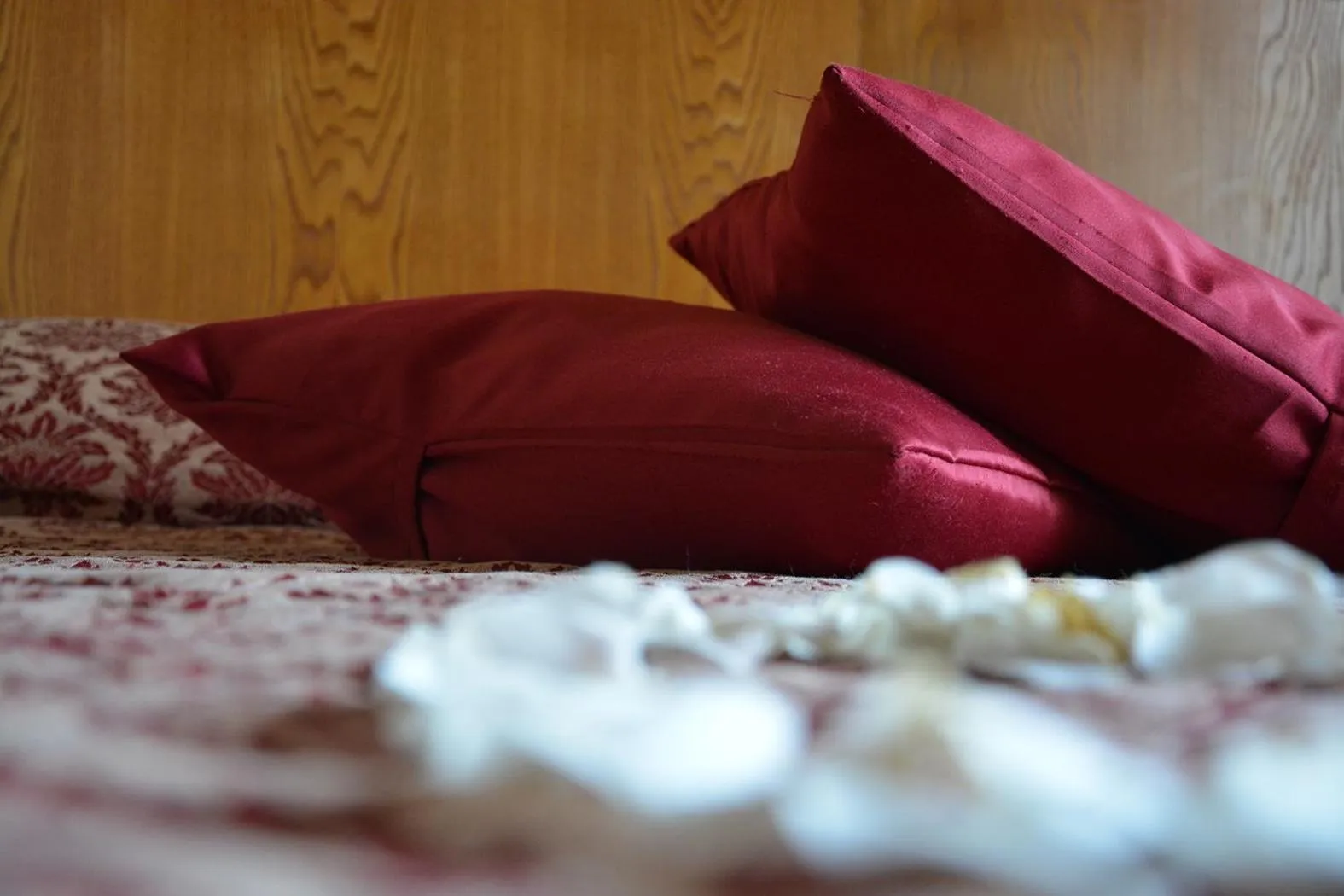 Decorative detail, Bed in Casale Certosa