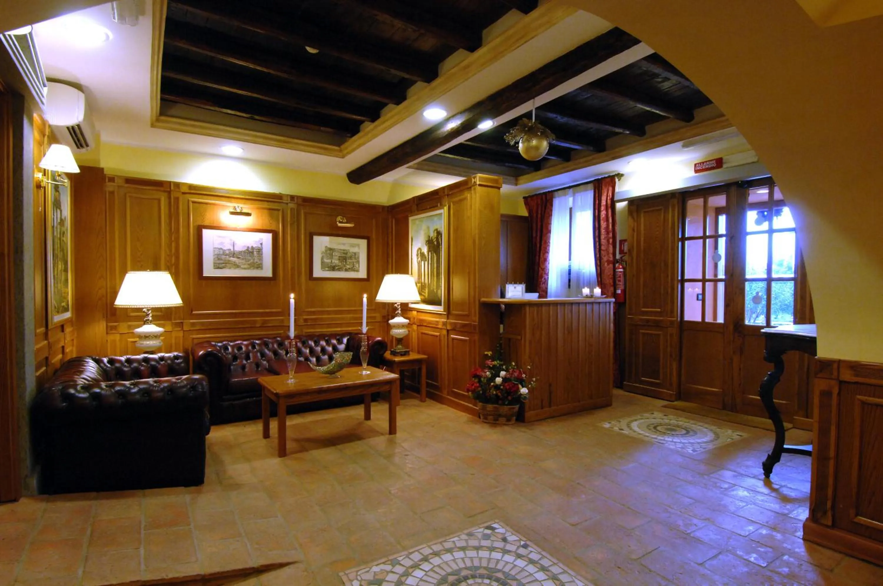 Lobby or reception in Casale Certosa