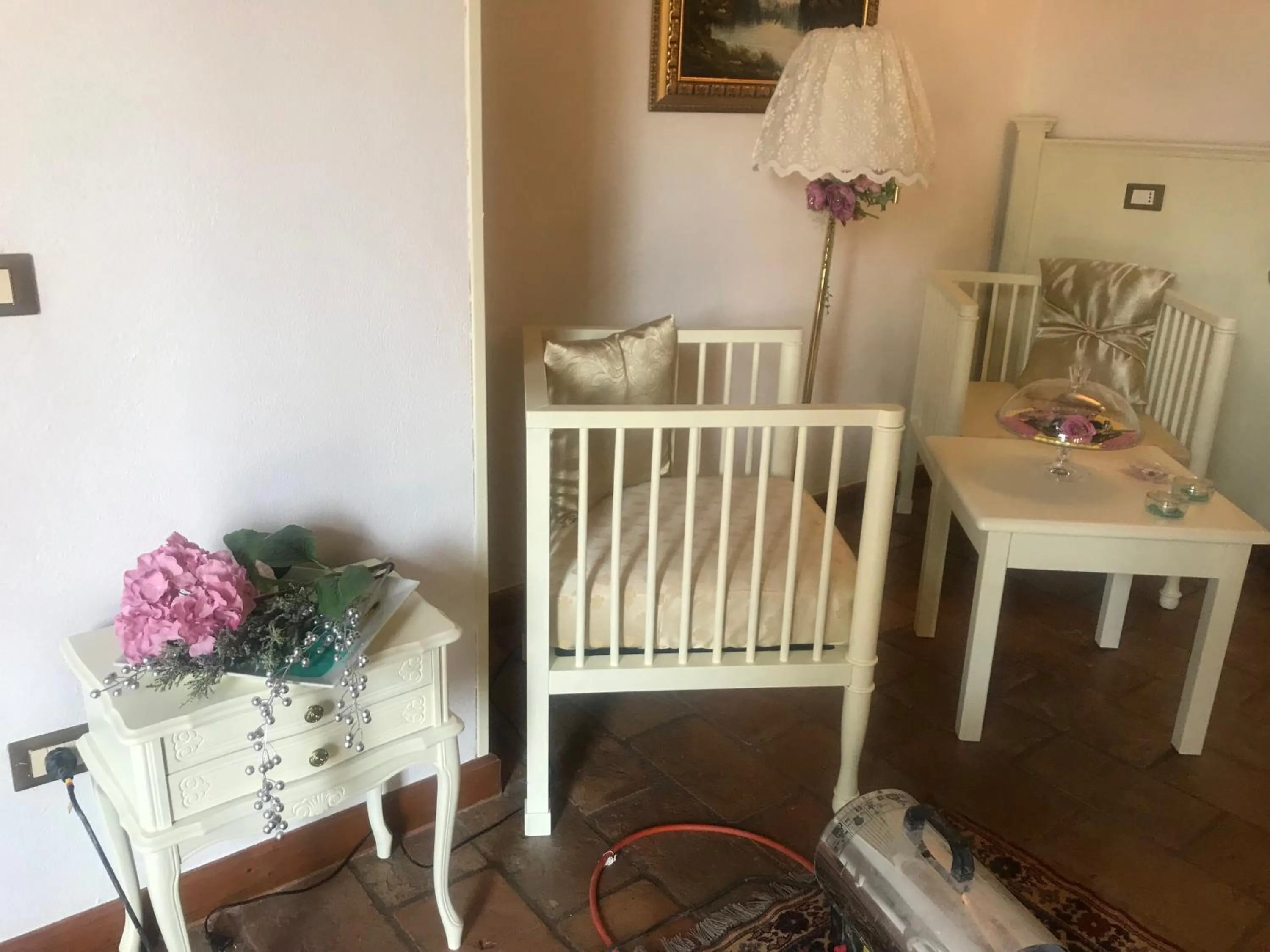 Seating area in Casale Certosa