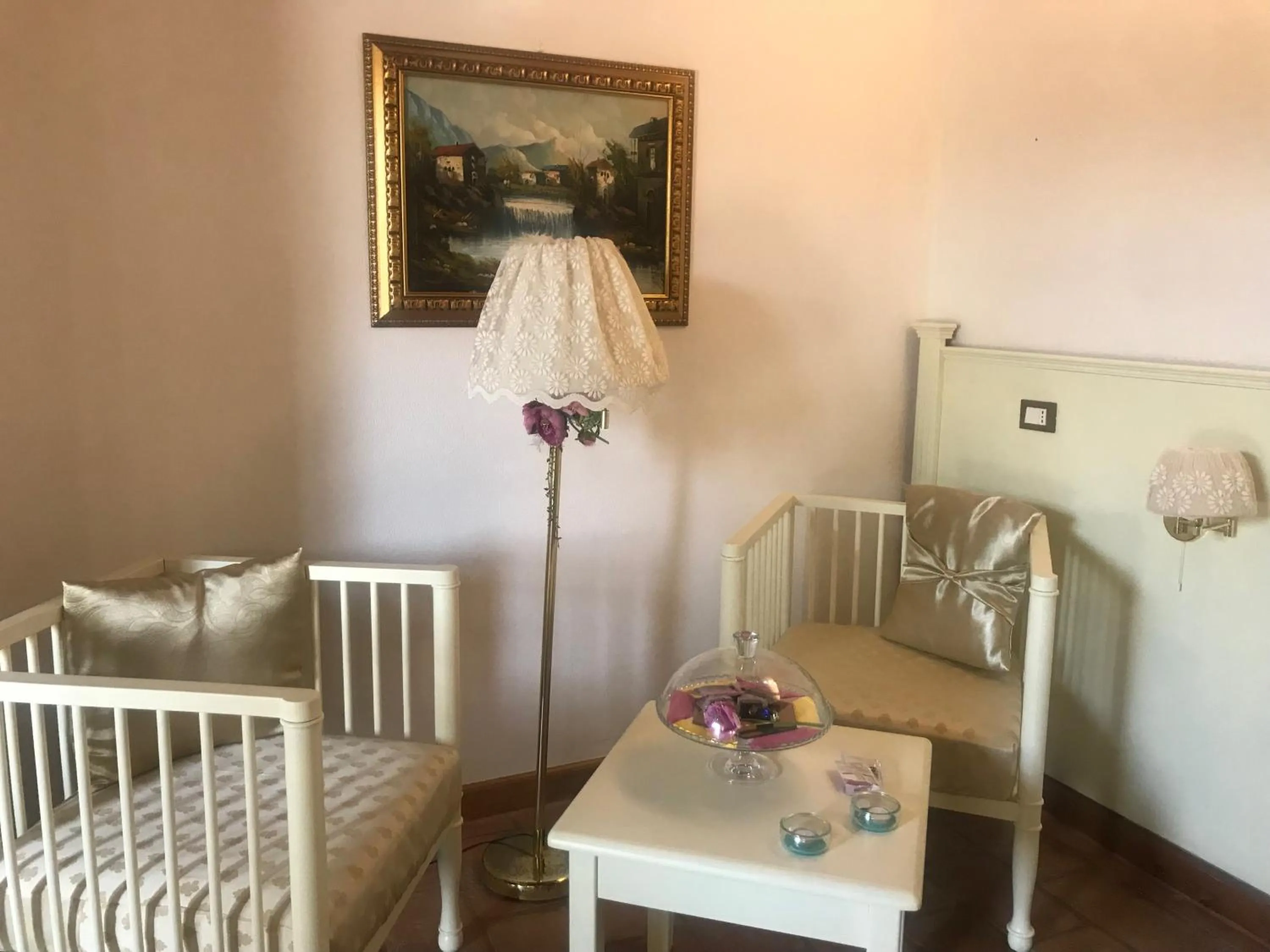 Seating area in Casale Certosa