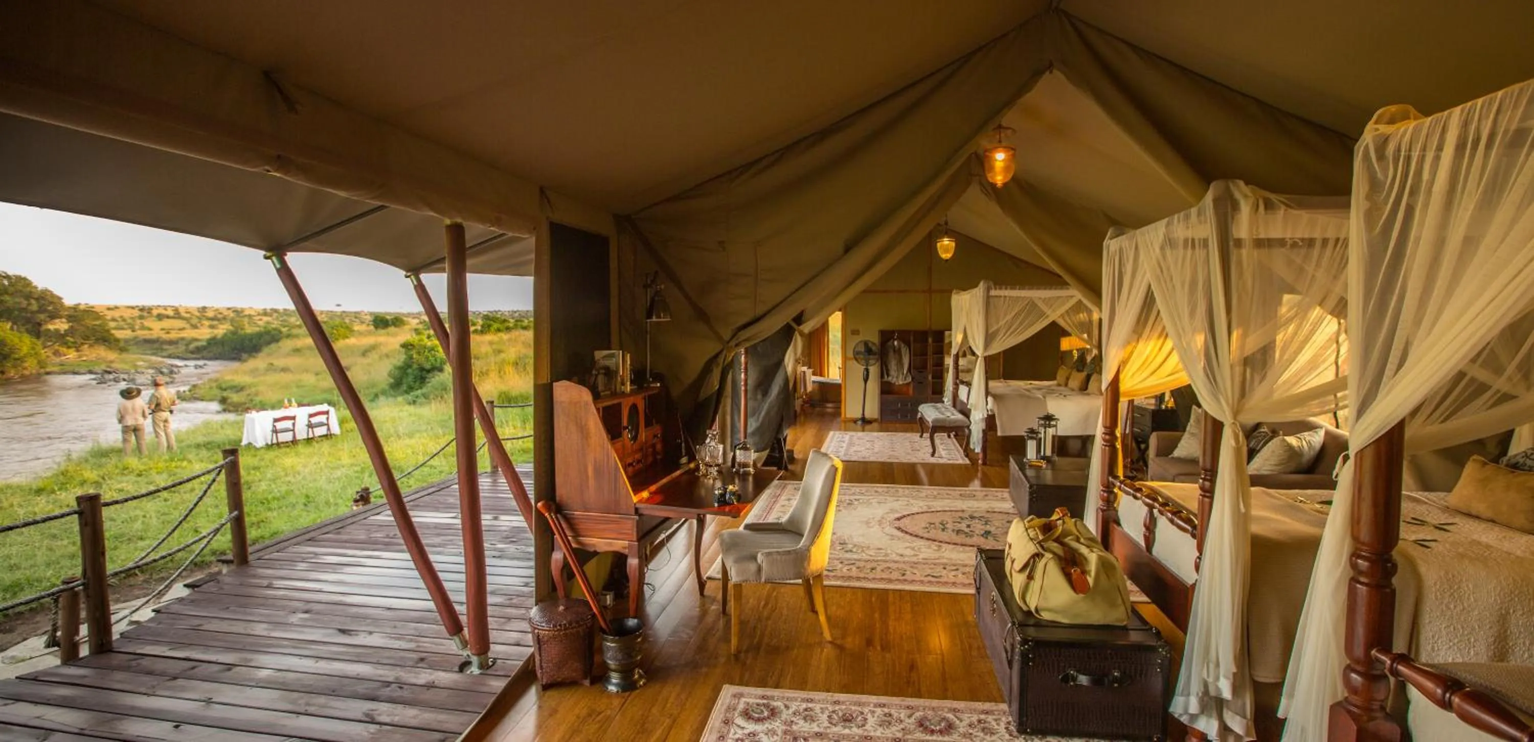 Patio in Elewana Sand River Mara