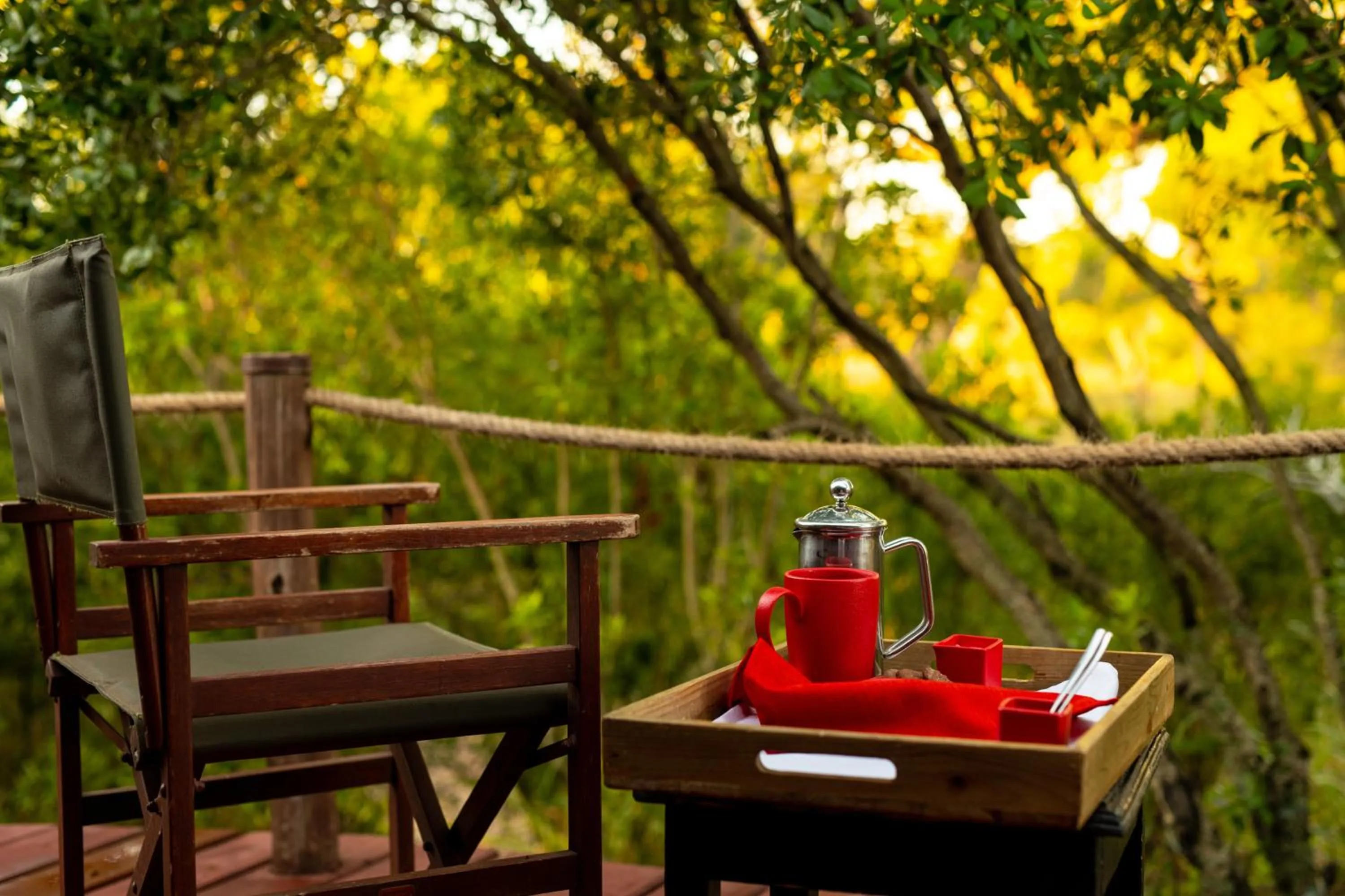 Patio in Elewana Sand River Mara