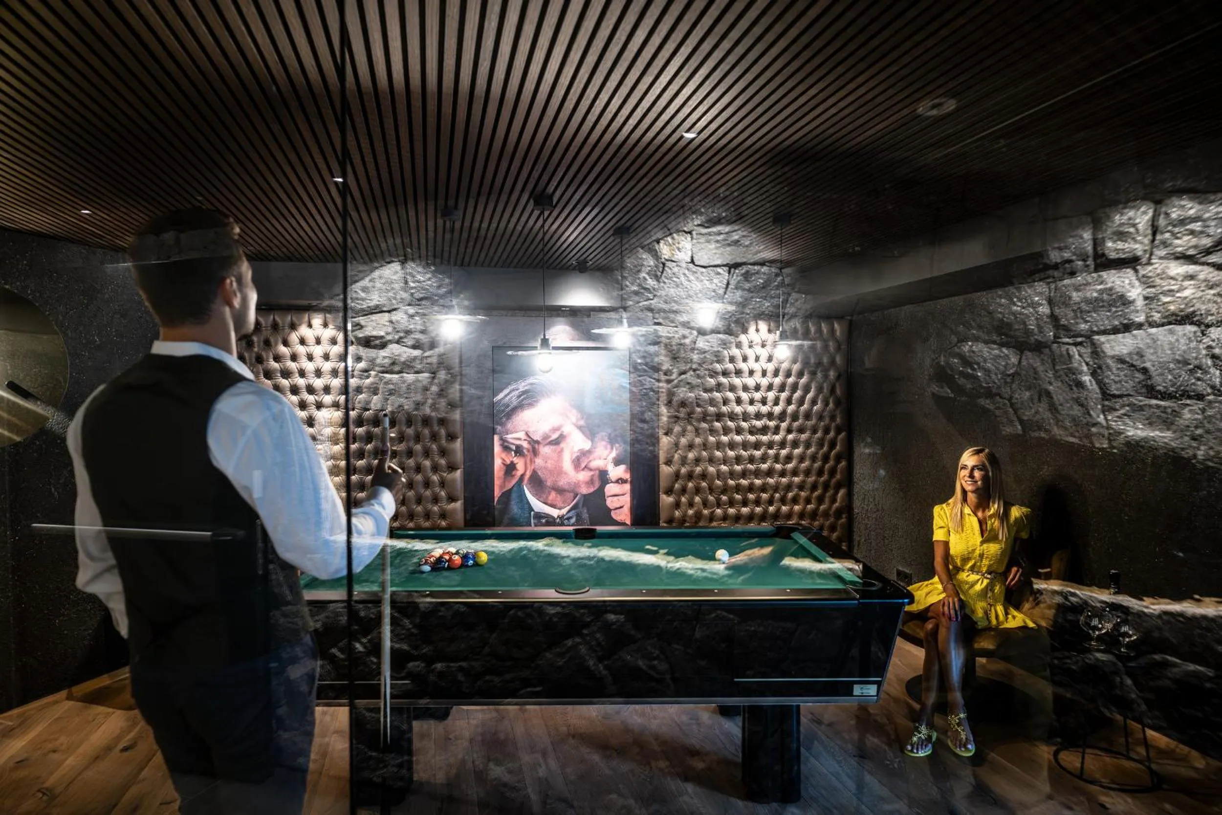 Billiard in Hotel Rosa Eco Alpine Spa