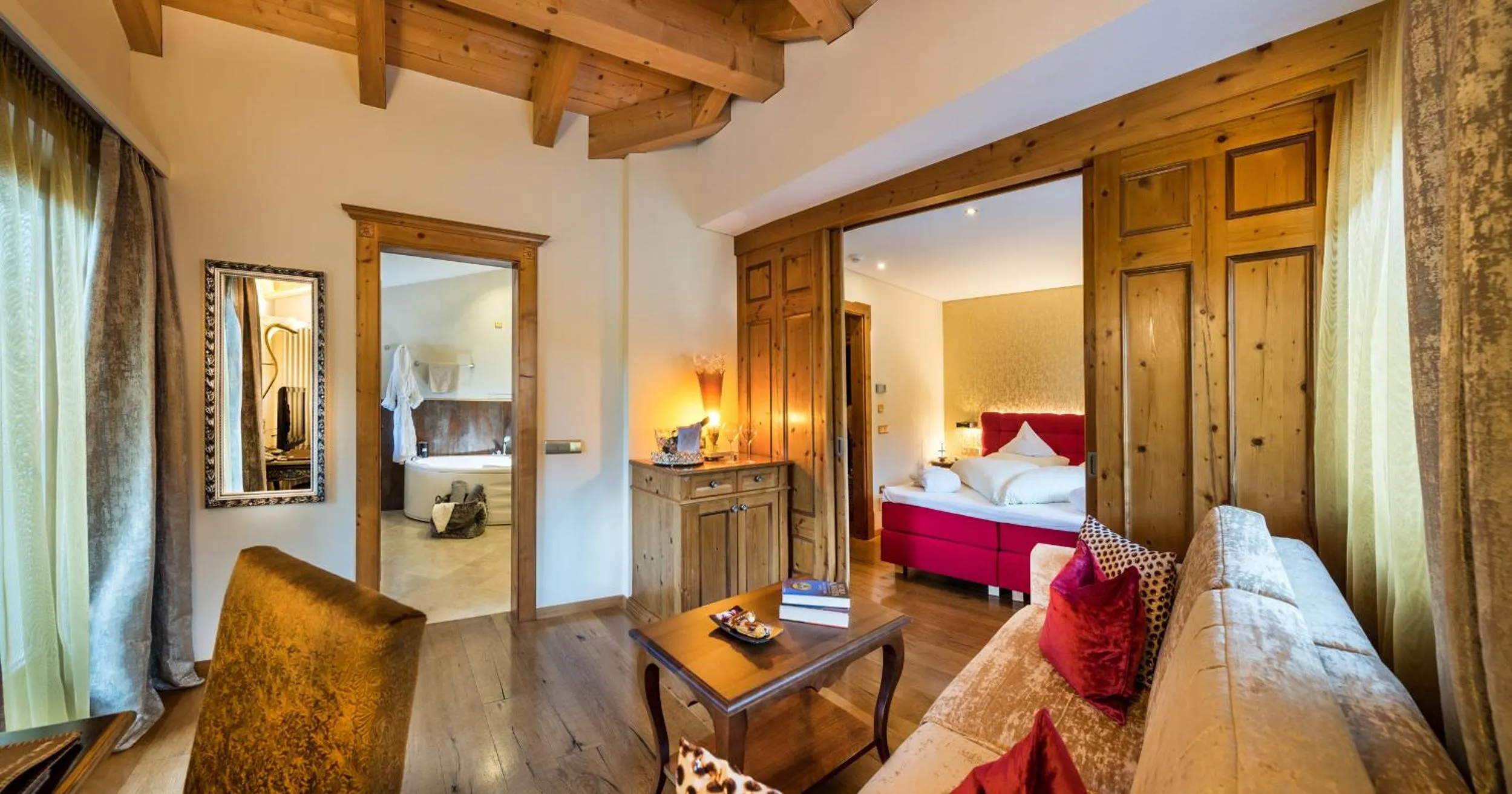 Bed in Hotel Rosa Eco Alpine Spa