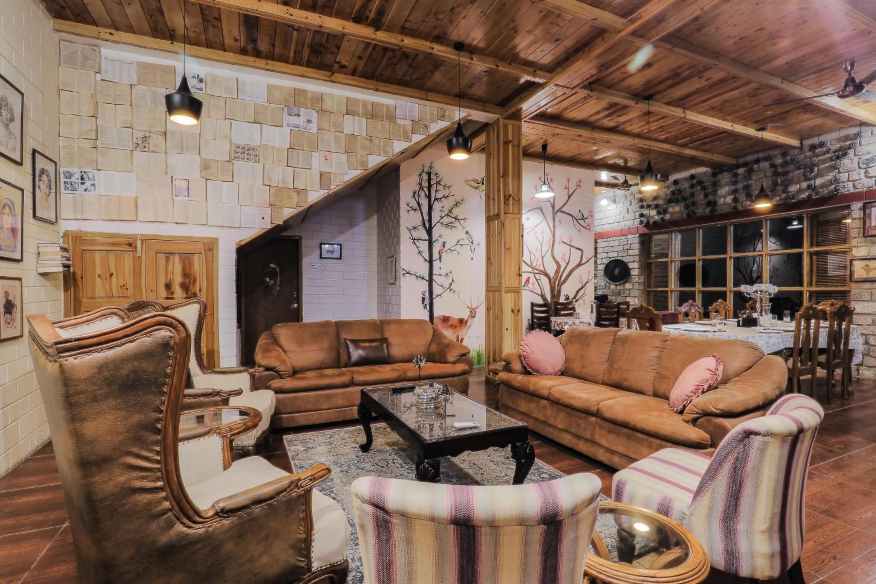 Living room in Seclude Nahan, Bantony Cottage