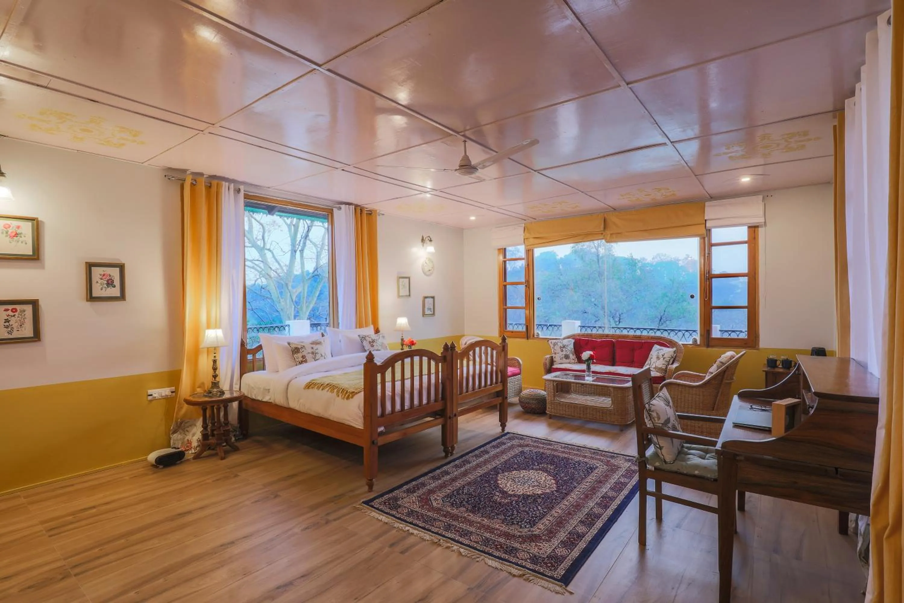 Photo of the whole room, Bed in Seclude Nahan, Bantony Cottage