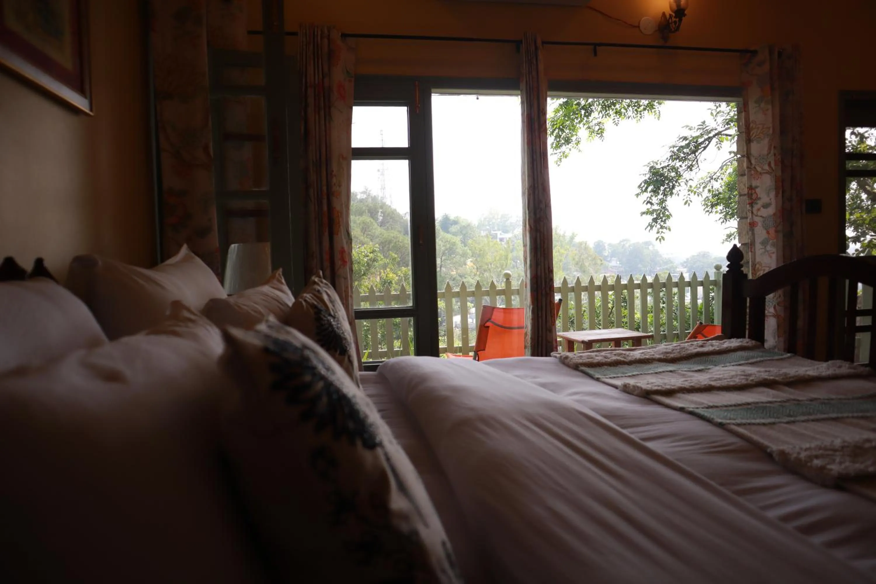 View (from property/room), Bed in Seclude Nahan, Bantony Cottage
