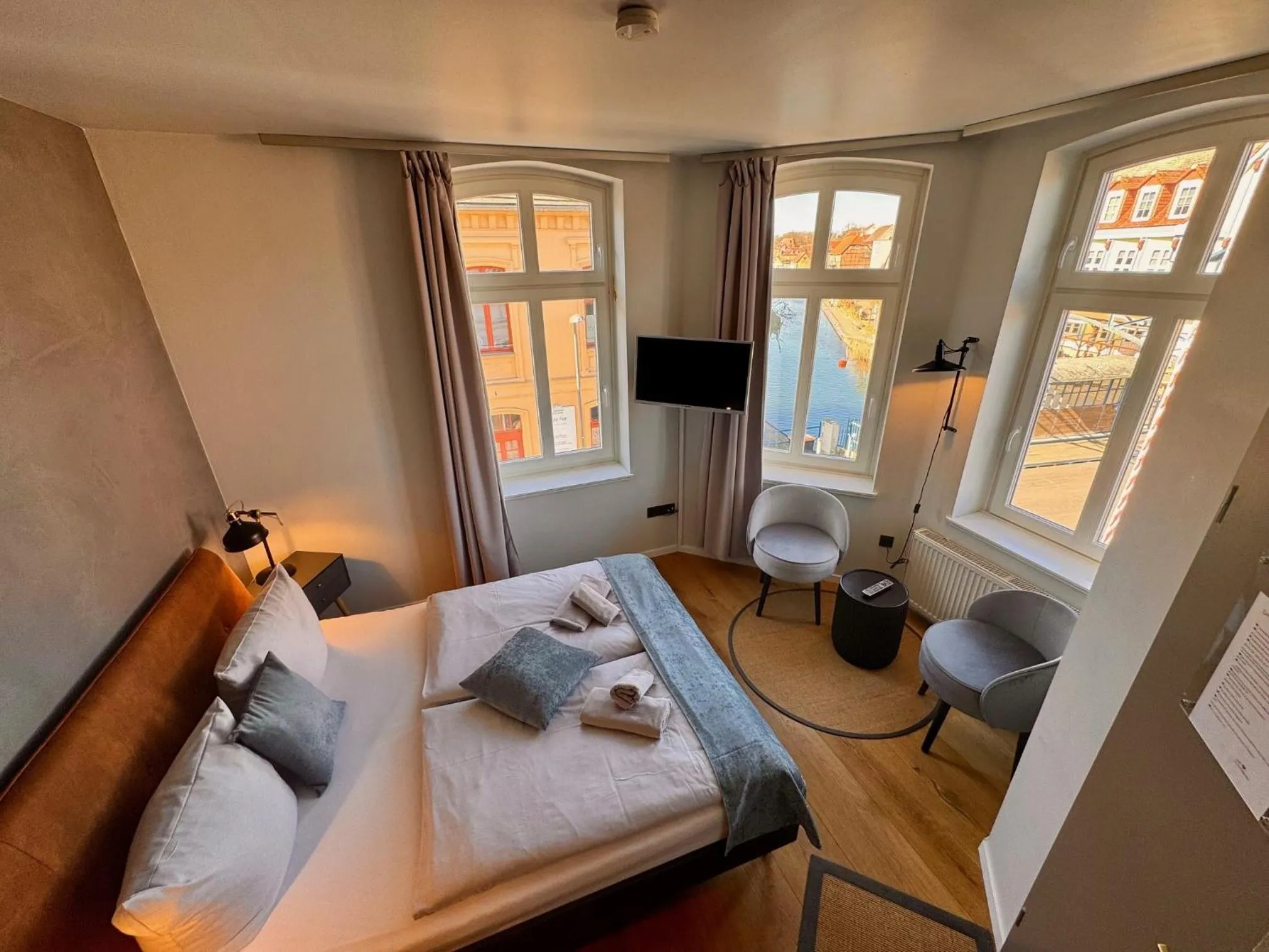 Photo of the whole room, Bed in Hotel & Restaurant Fackelgarten Plau am See