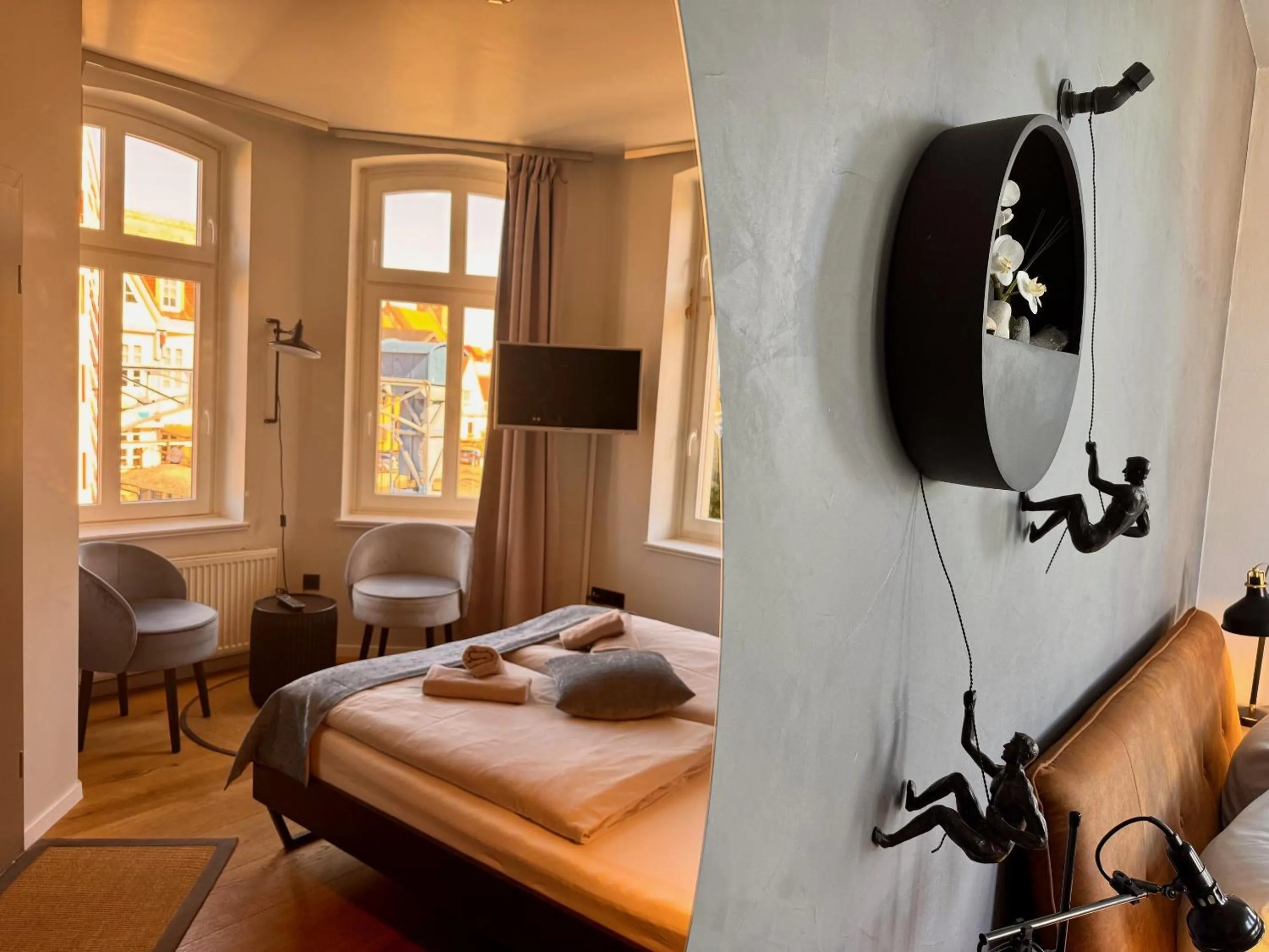 Photo of the whole room, Bed in Hotel & Restaurant Fackelgarten Plau am See