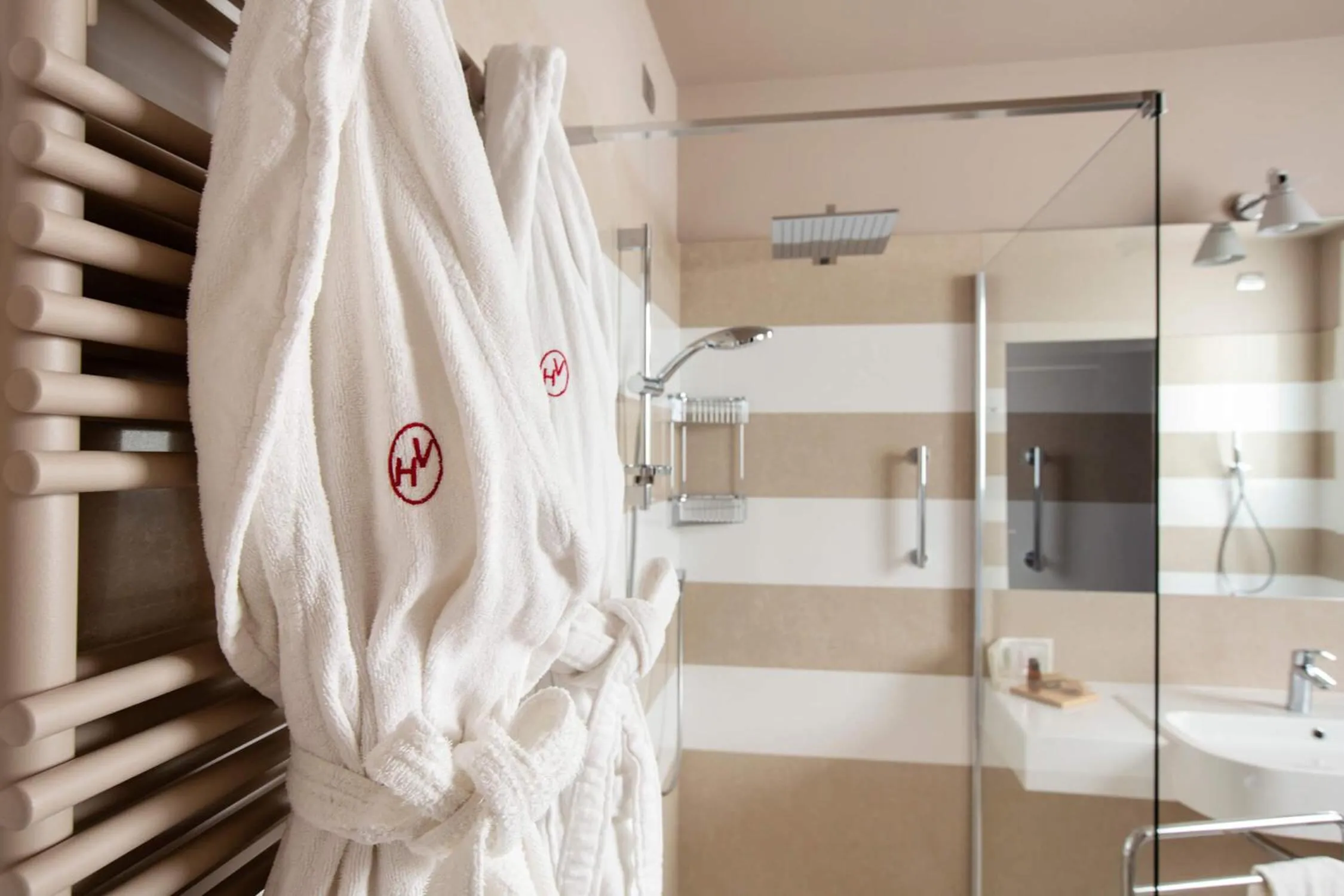 Bathroom in Hotel Vittoria