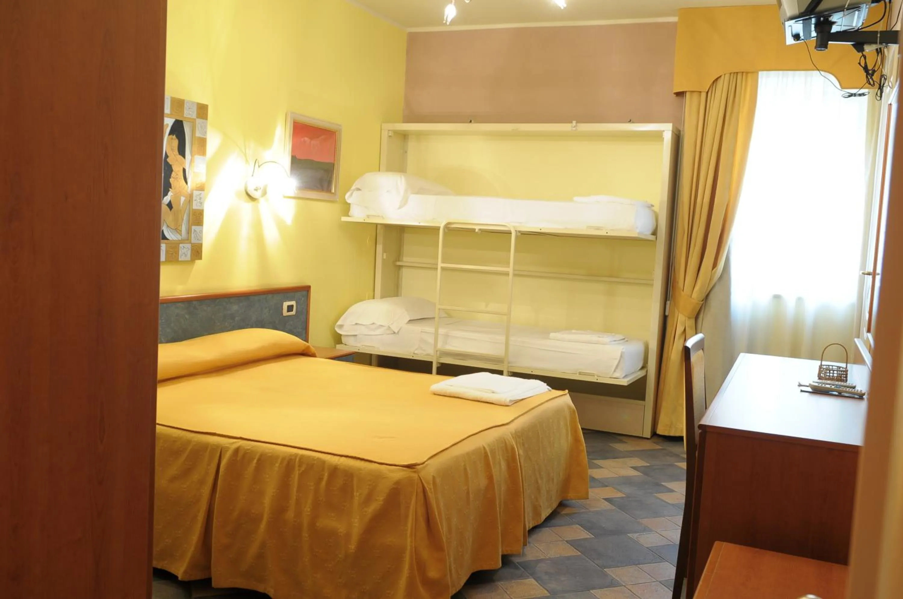 Bed in Hotel Blumentag