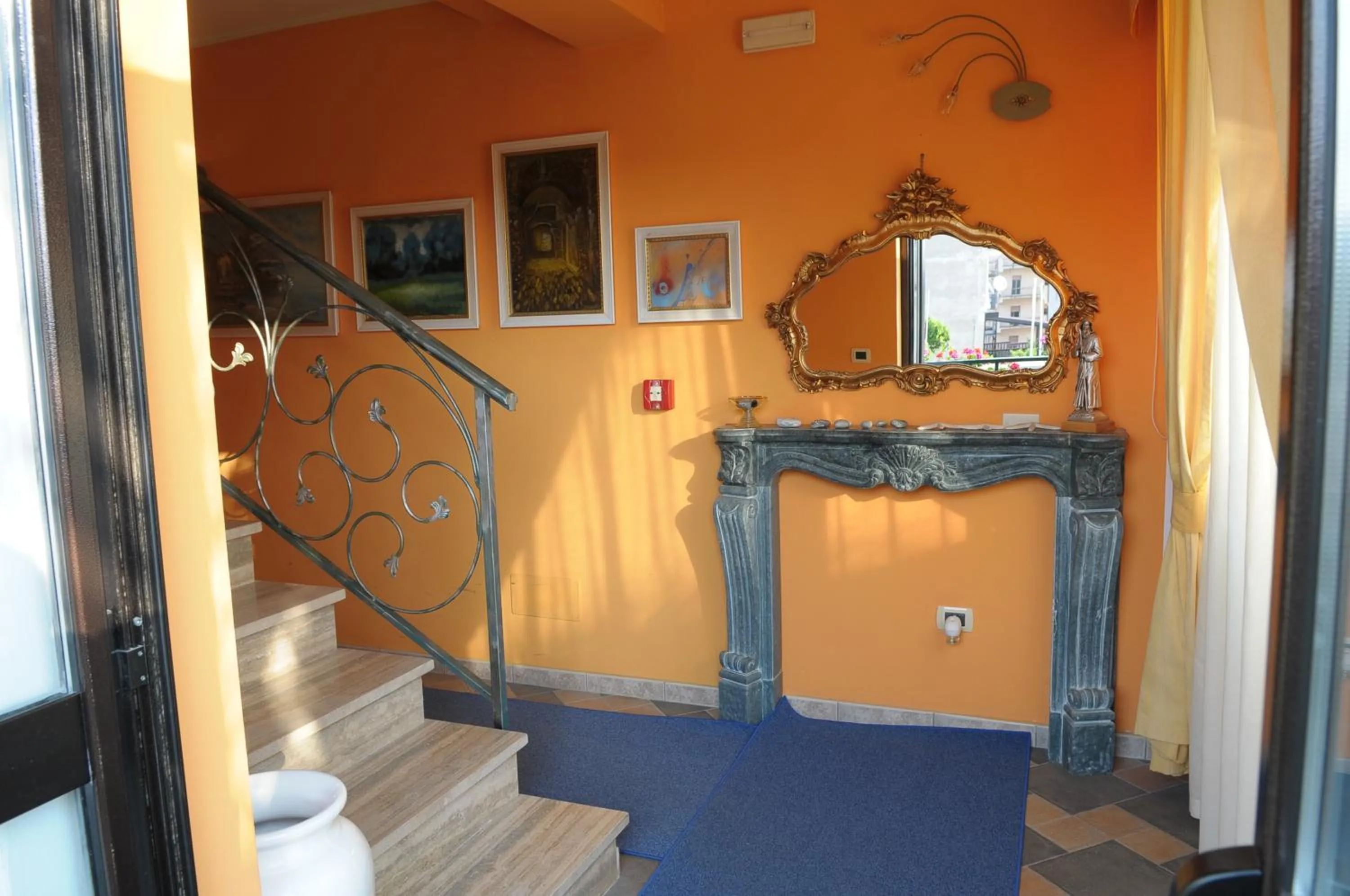 Decorative detail in Hotel Blumentag