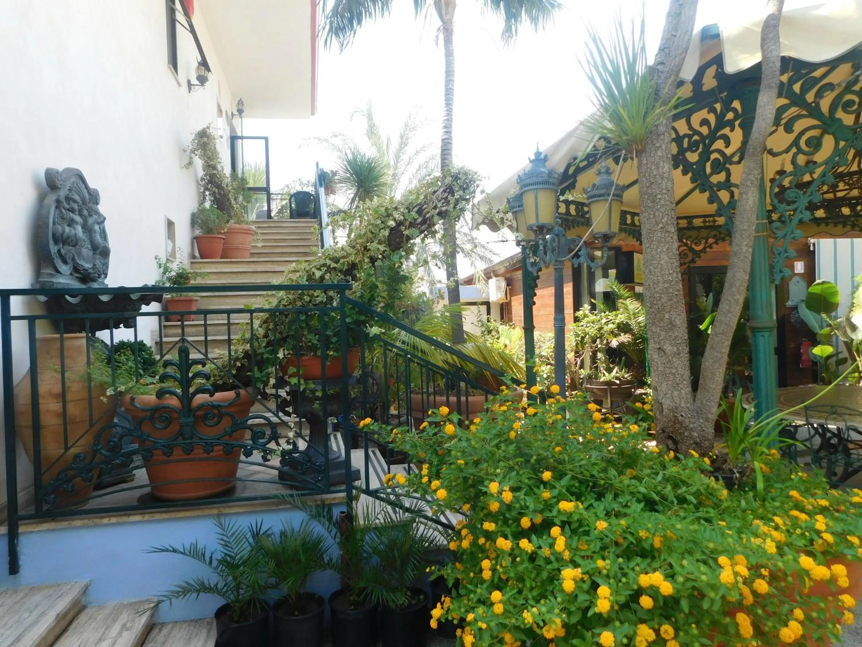 Decorative detail in Hotel Blumentag