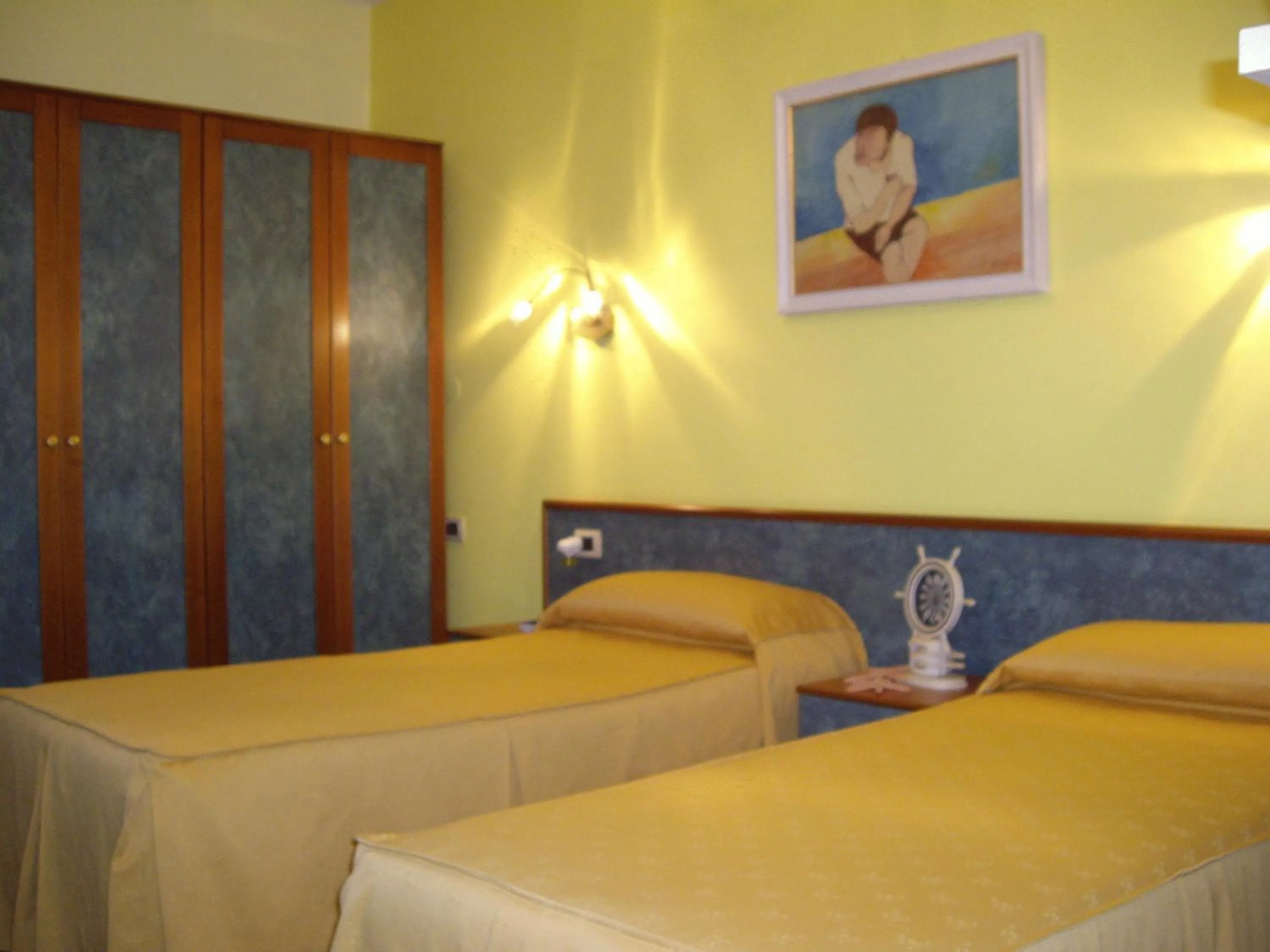 Bed in Hotel Blumentag