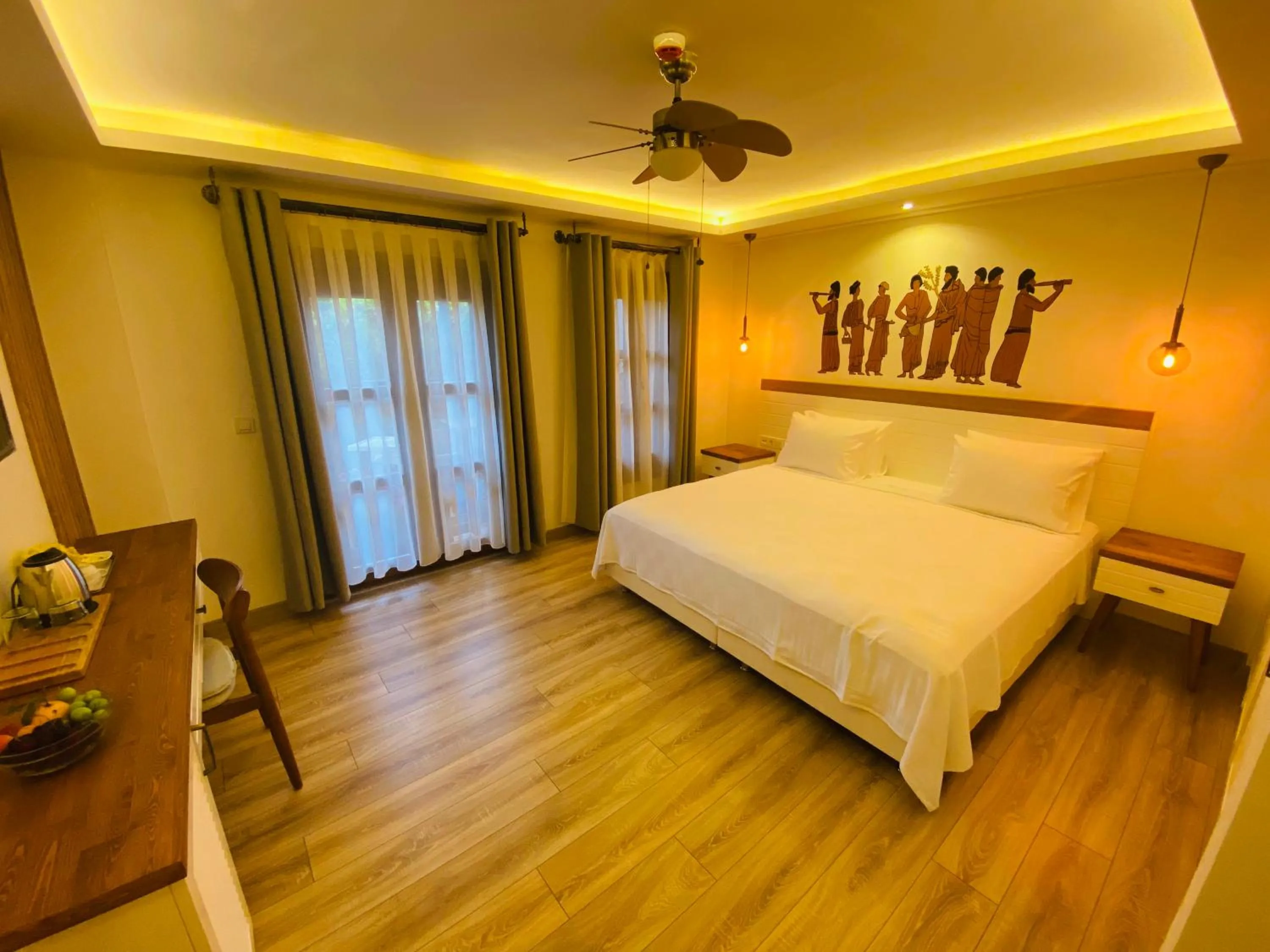 Photo of the whole room, Bed in in Ephesus Hotel and Art Galery