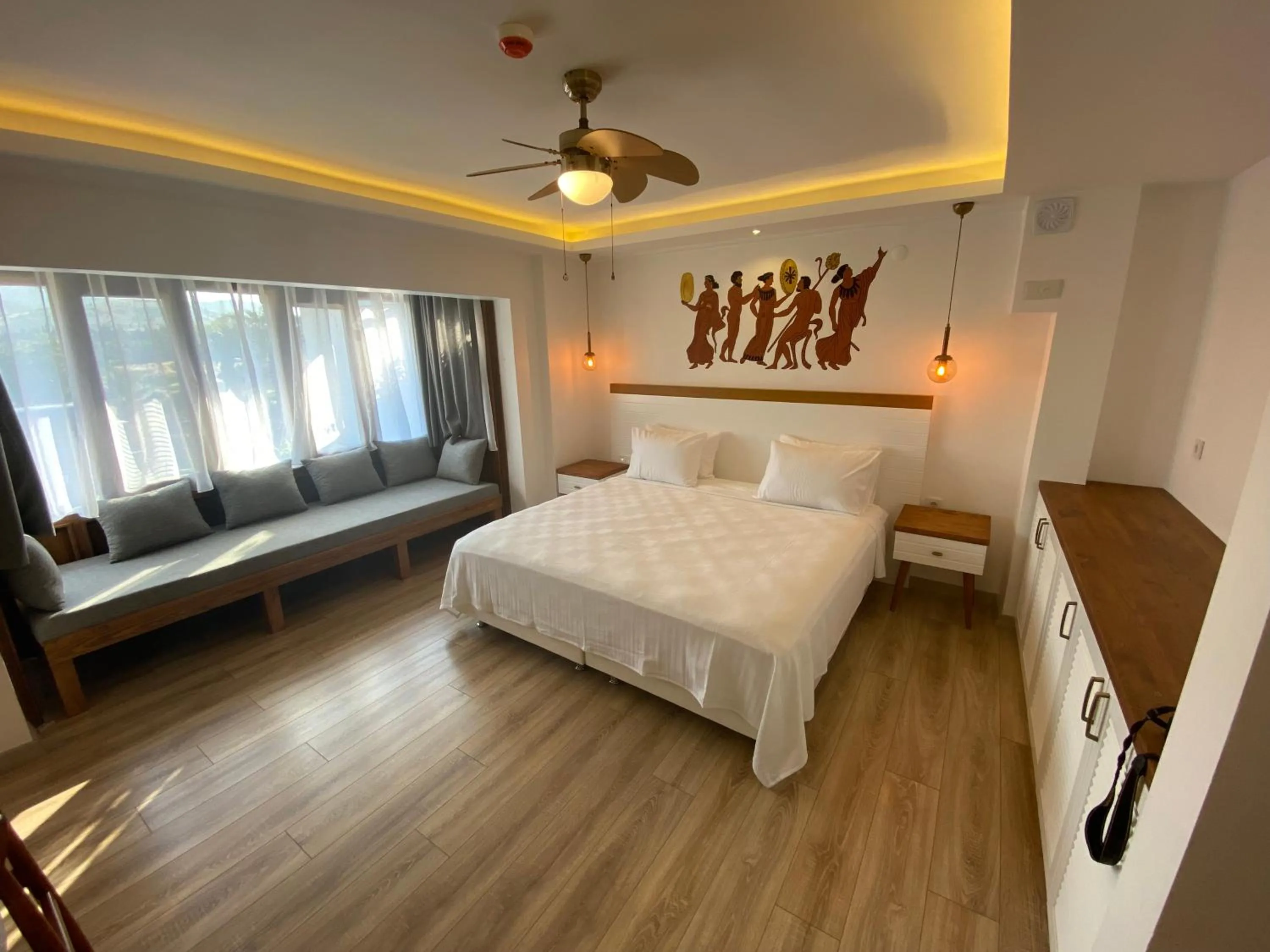 Photo of the whole room, Bed in in Ephesus Hotel and Art Galery