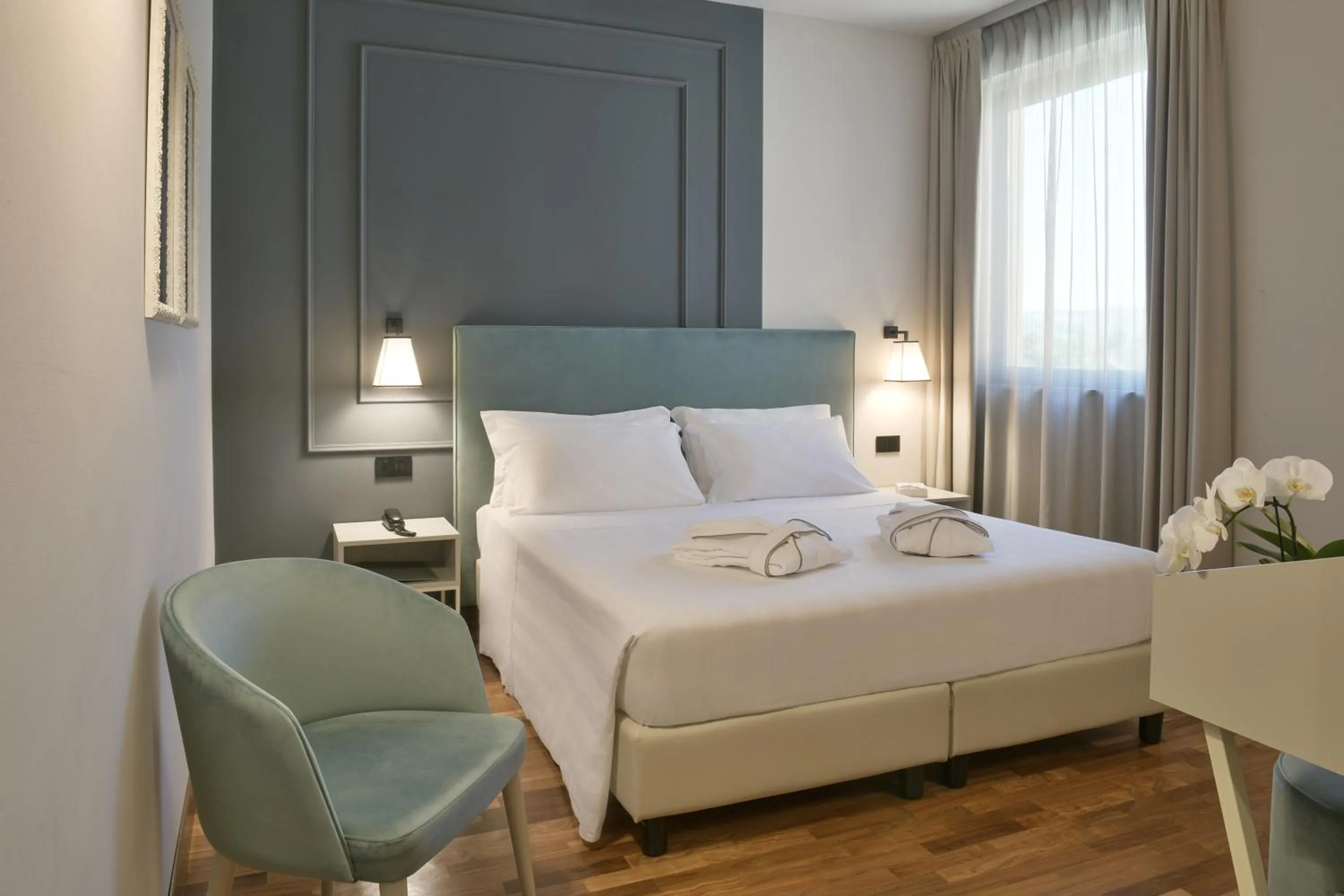Bed in Hotel Torresi