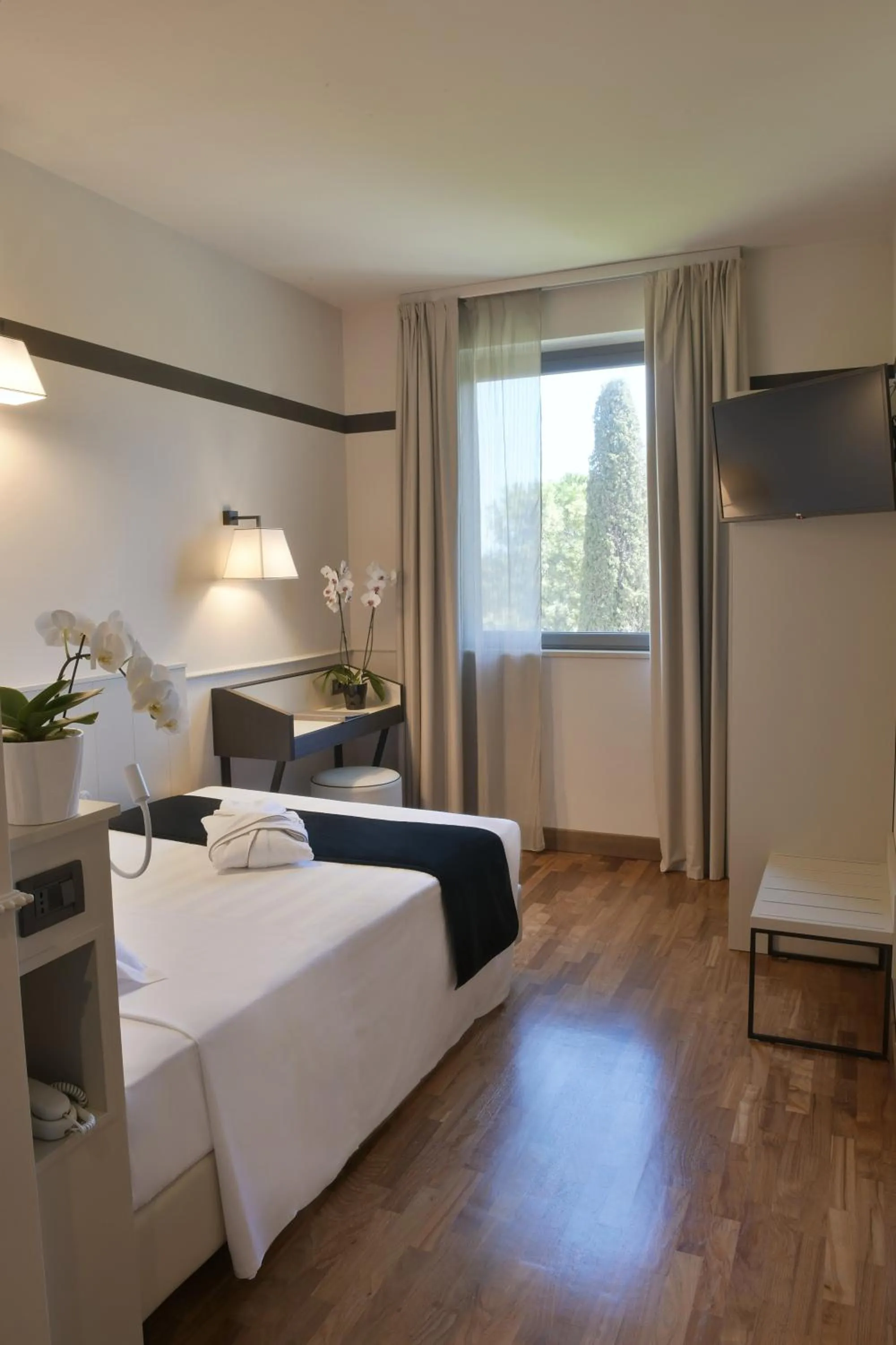 Bed in Hotel Torresi