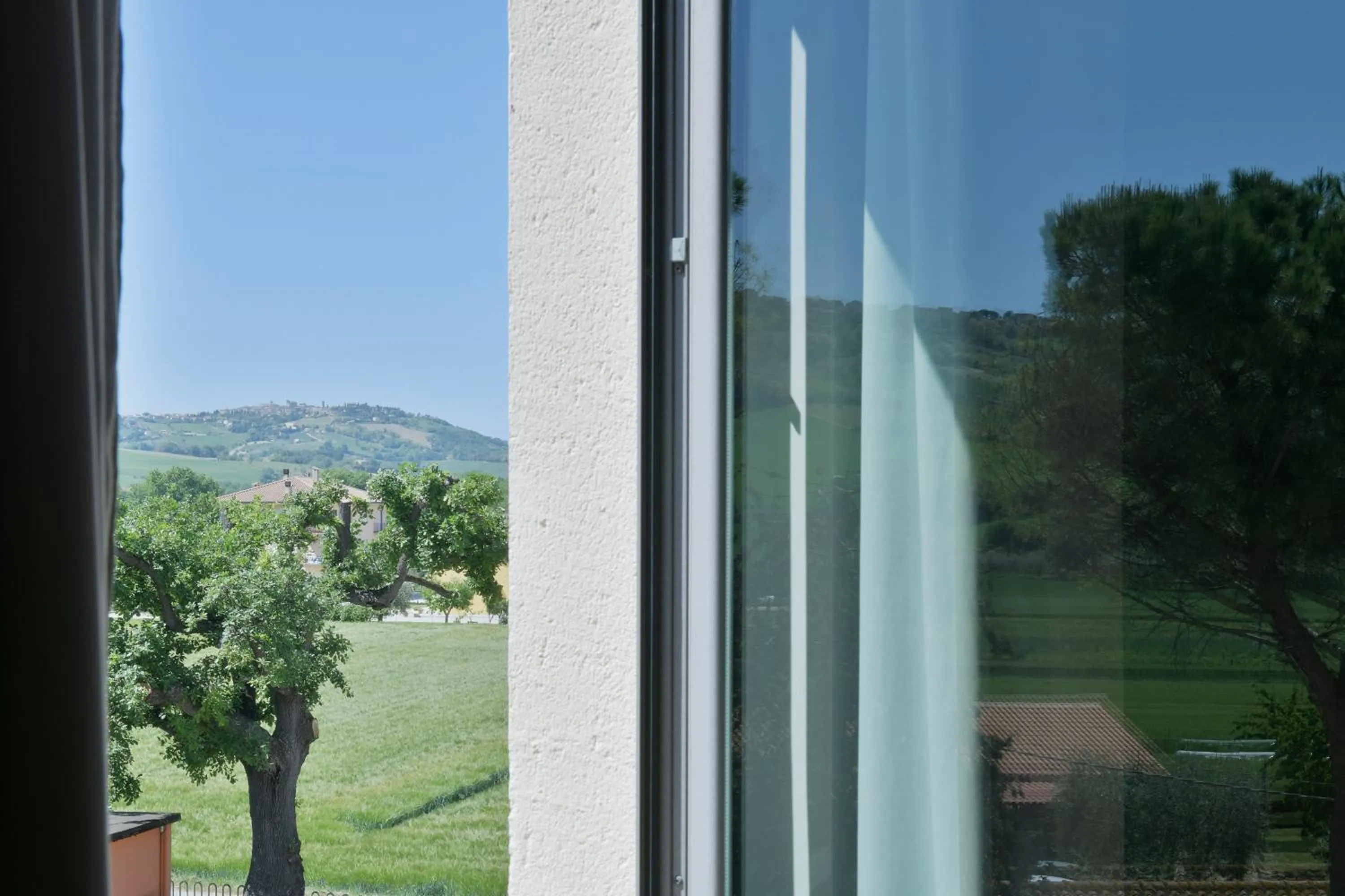 Inner courtyard view in Hotel Torresi