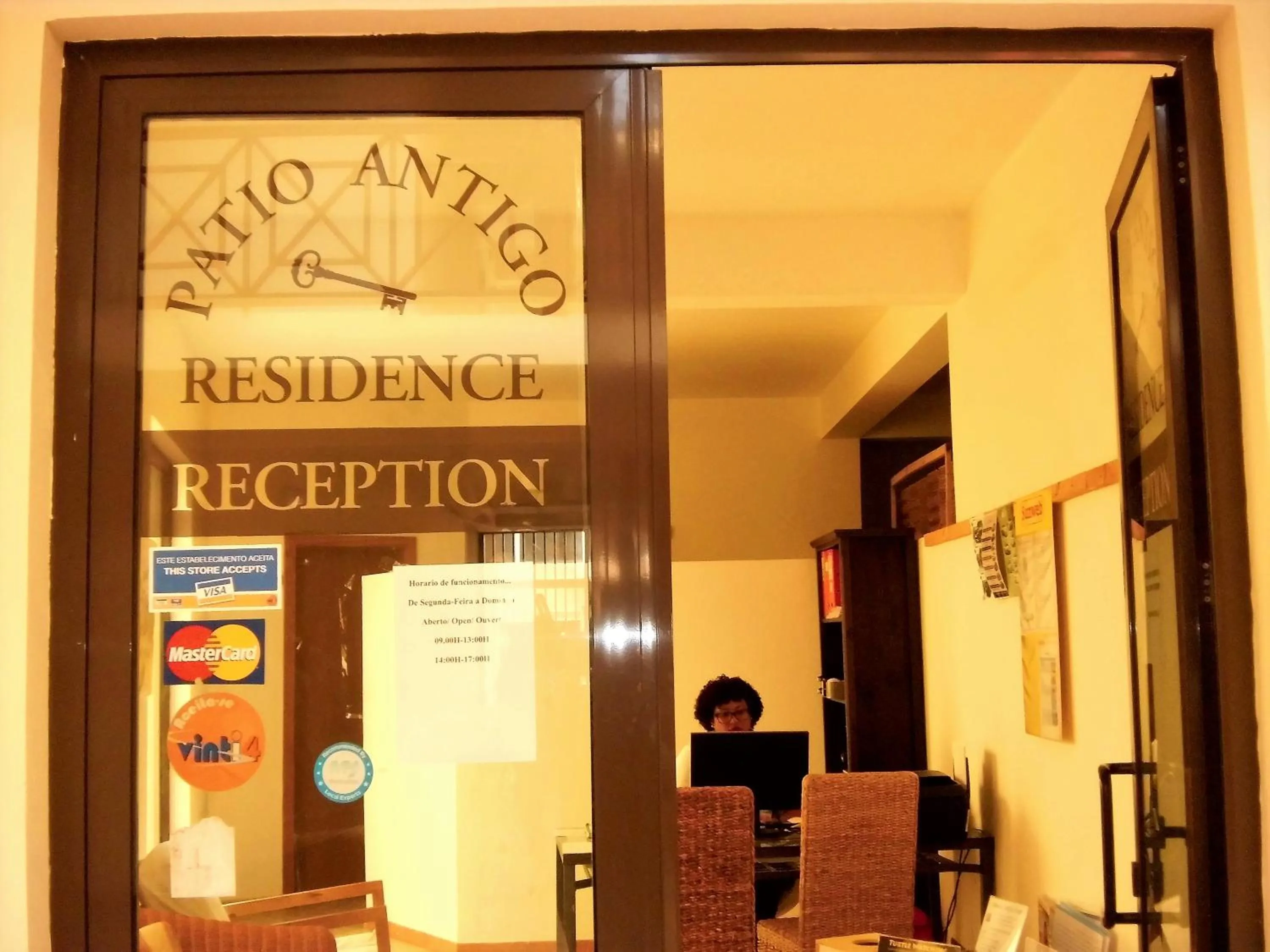 Lobby or reception in Patio Antigo Residence