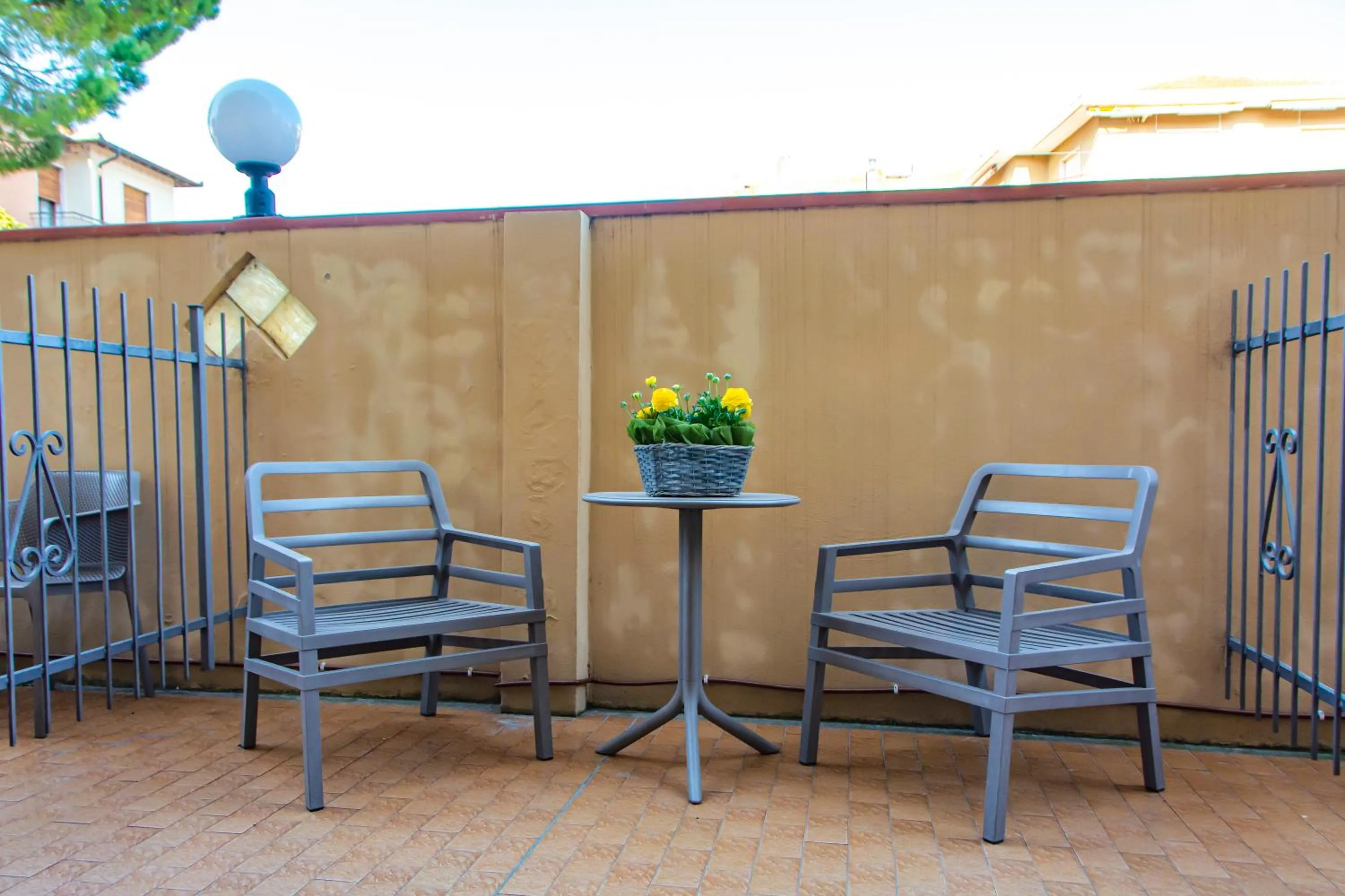 Patio in Hotel Delle Mimose