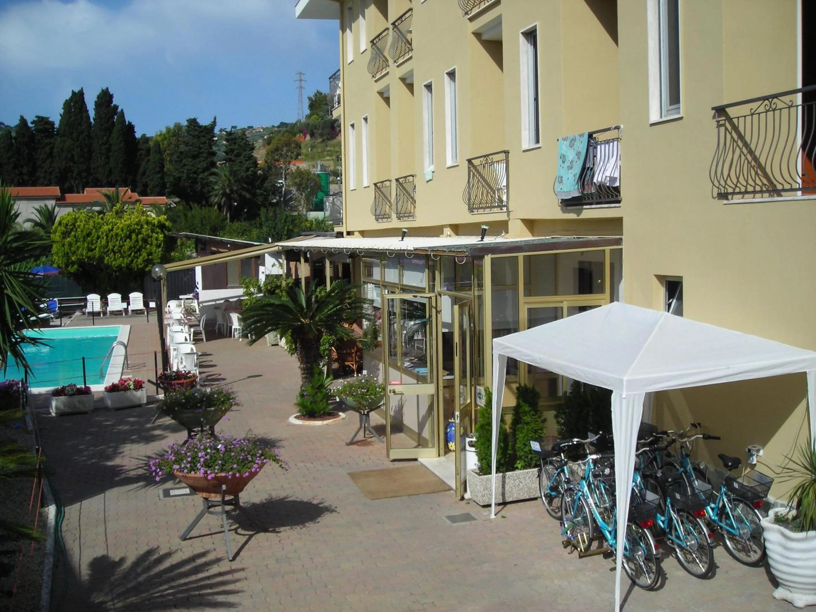 Facade/entrance in Hotel Delle Mimose