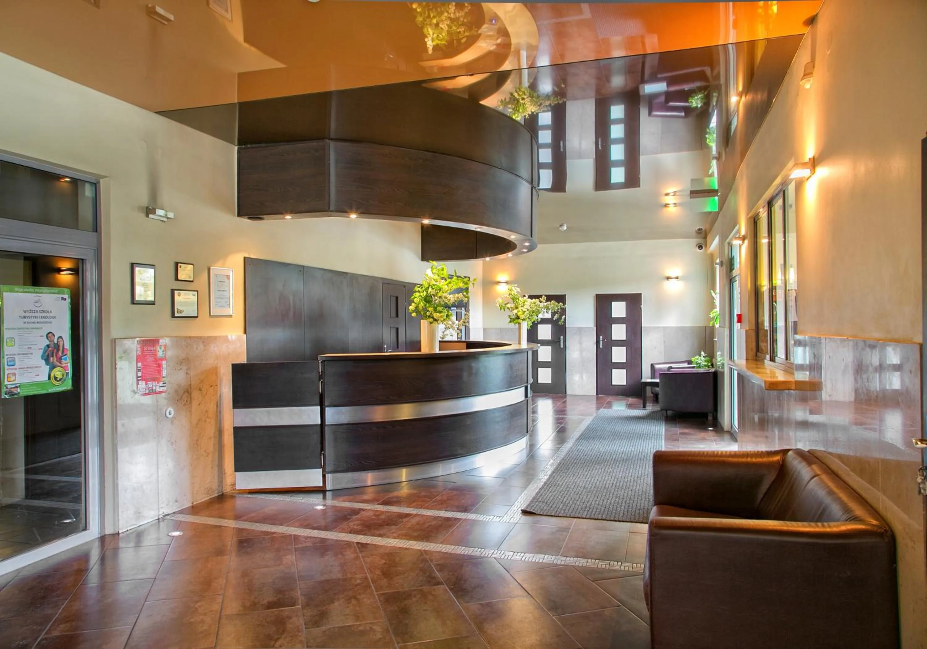 Lobby or reception in Hotel Monttis