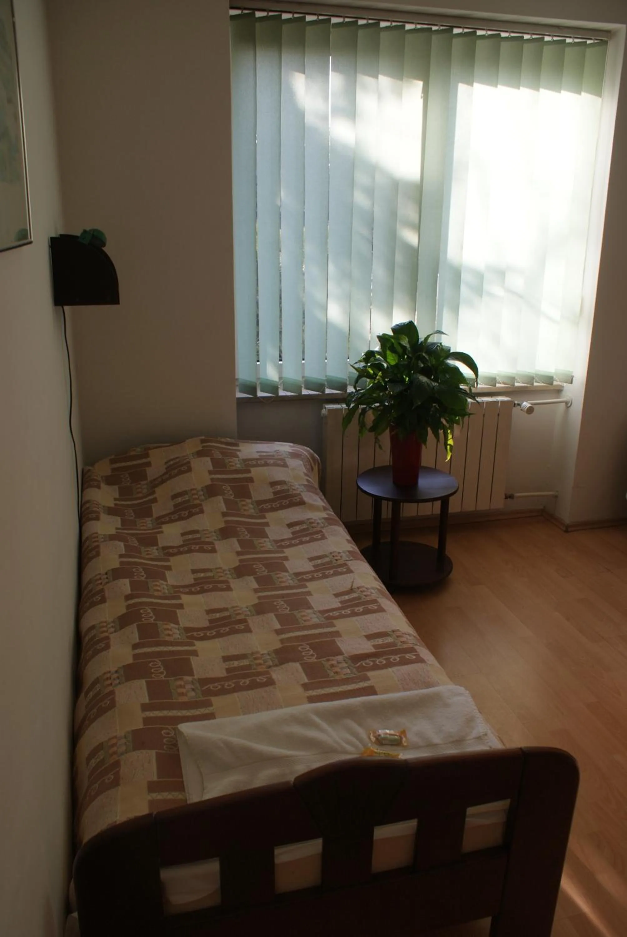 Bed in Hotel Monttis