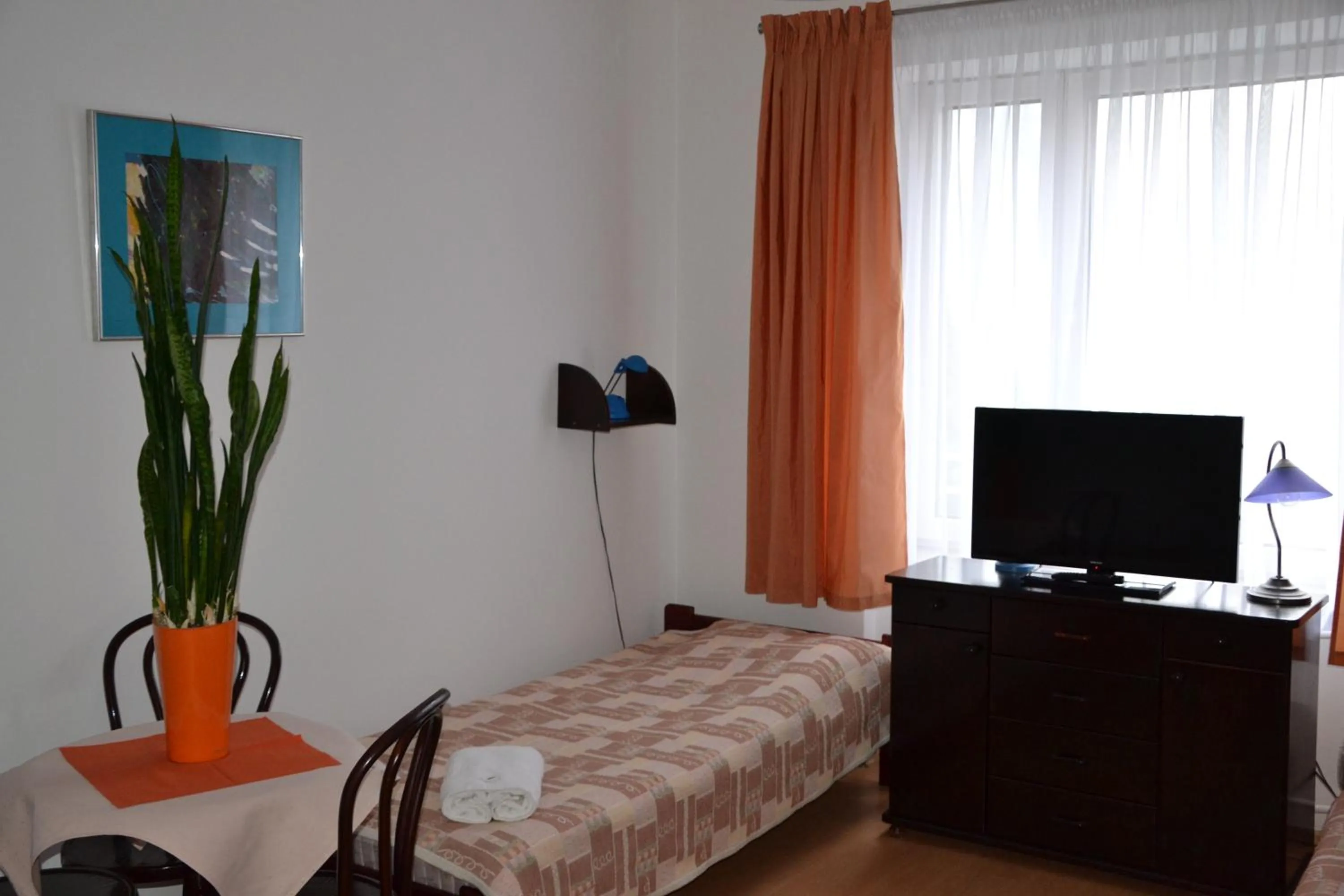 Bed in Hotel Monttis