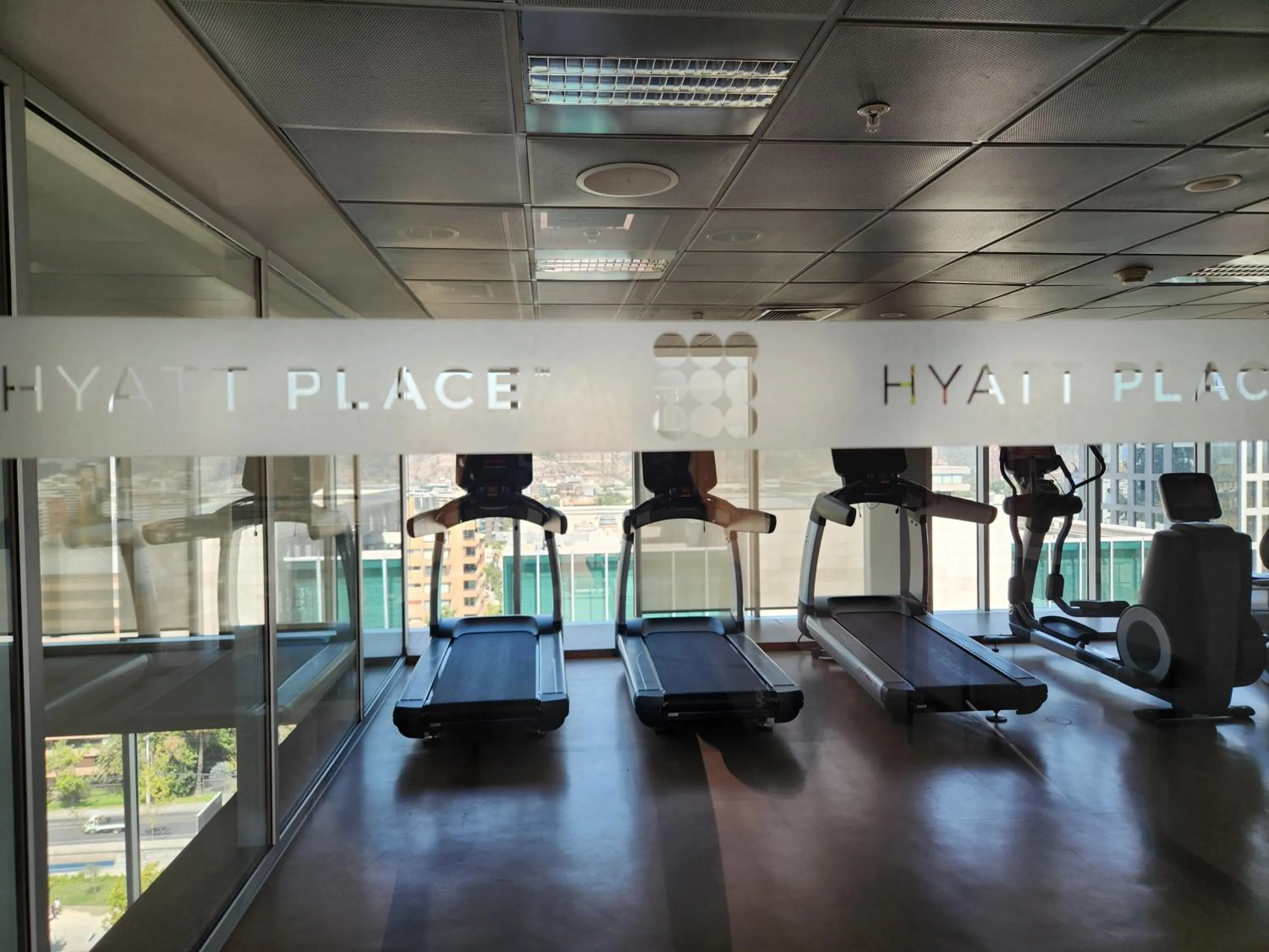 Fitness centre/facilities in Hyatt Place Santiago/Vitacura