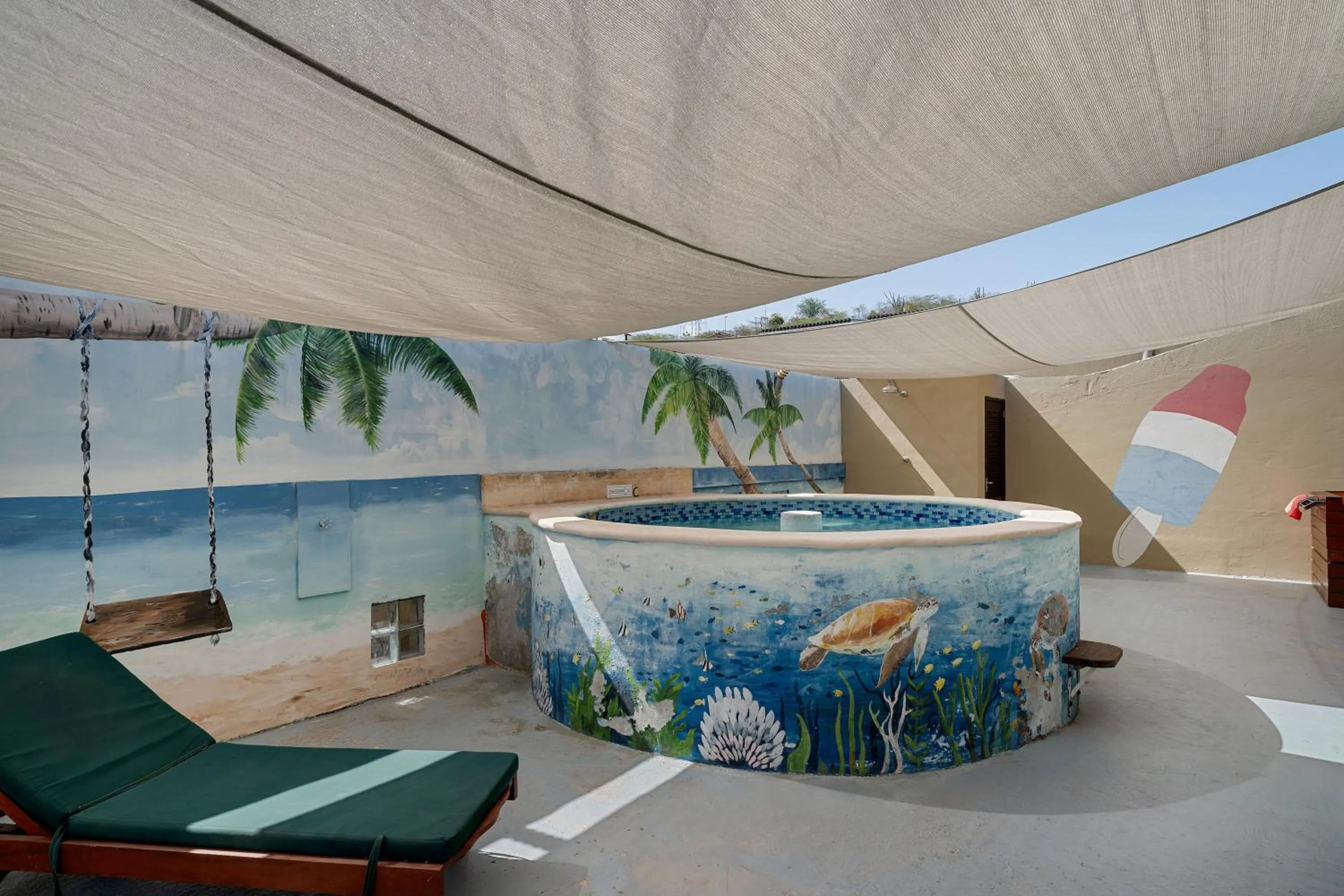 Balcony/Terrace in The Ritz Hostel