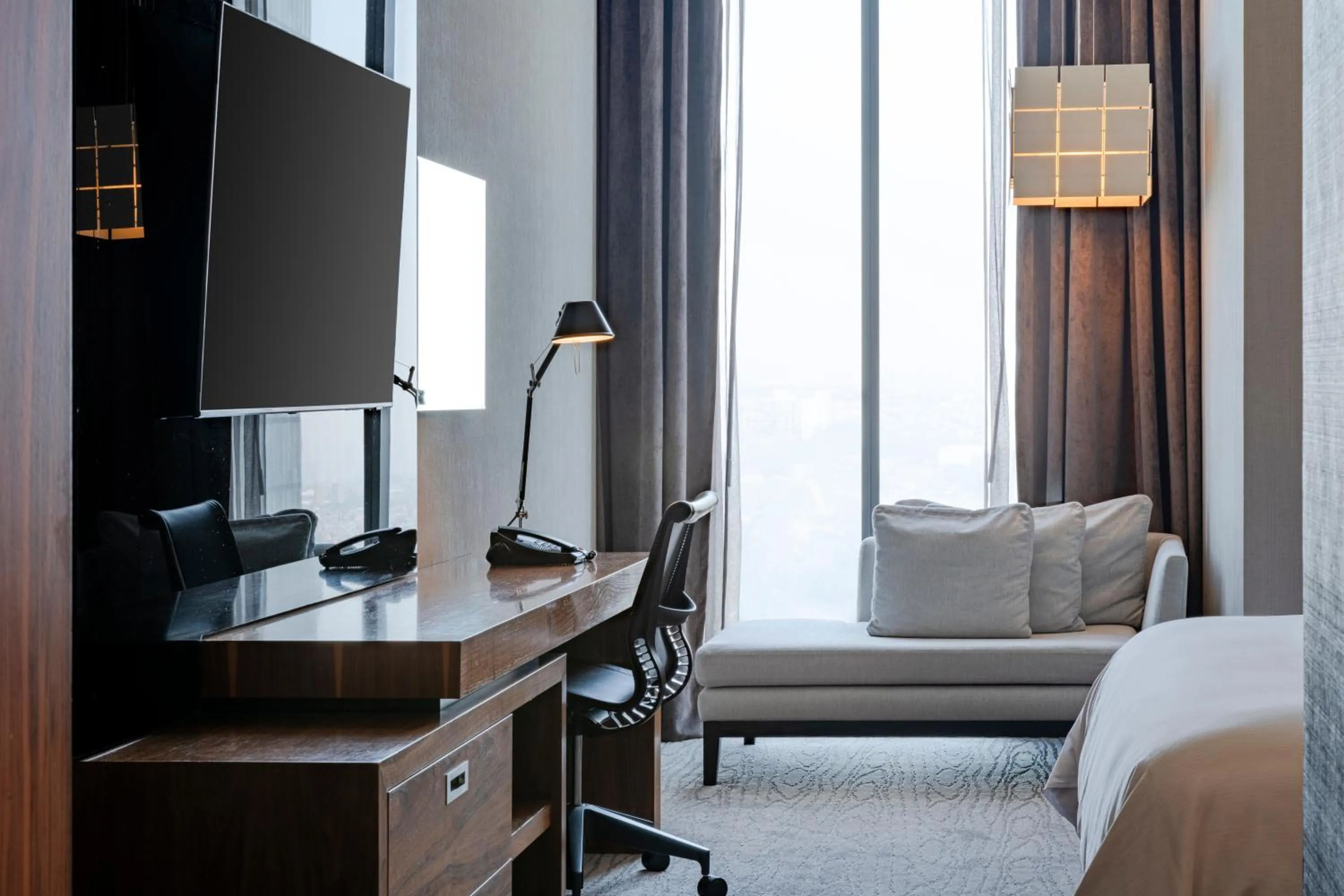 Bedroom, Bed in Hilton Mexico City Santa Fe