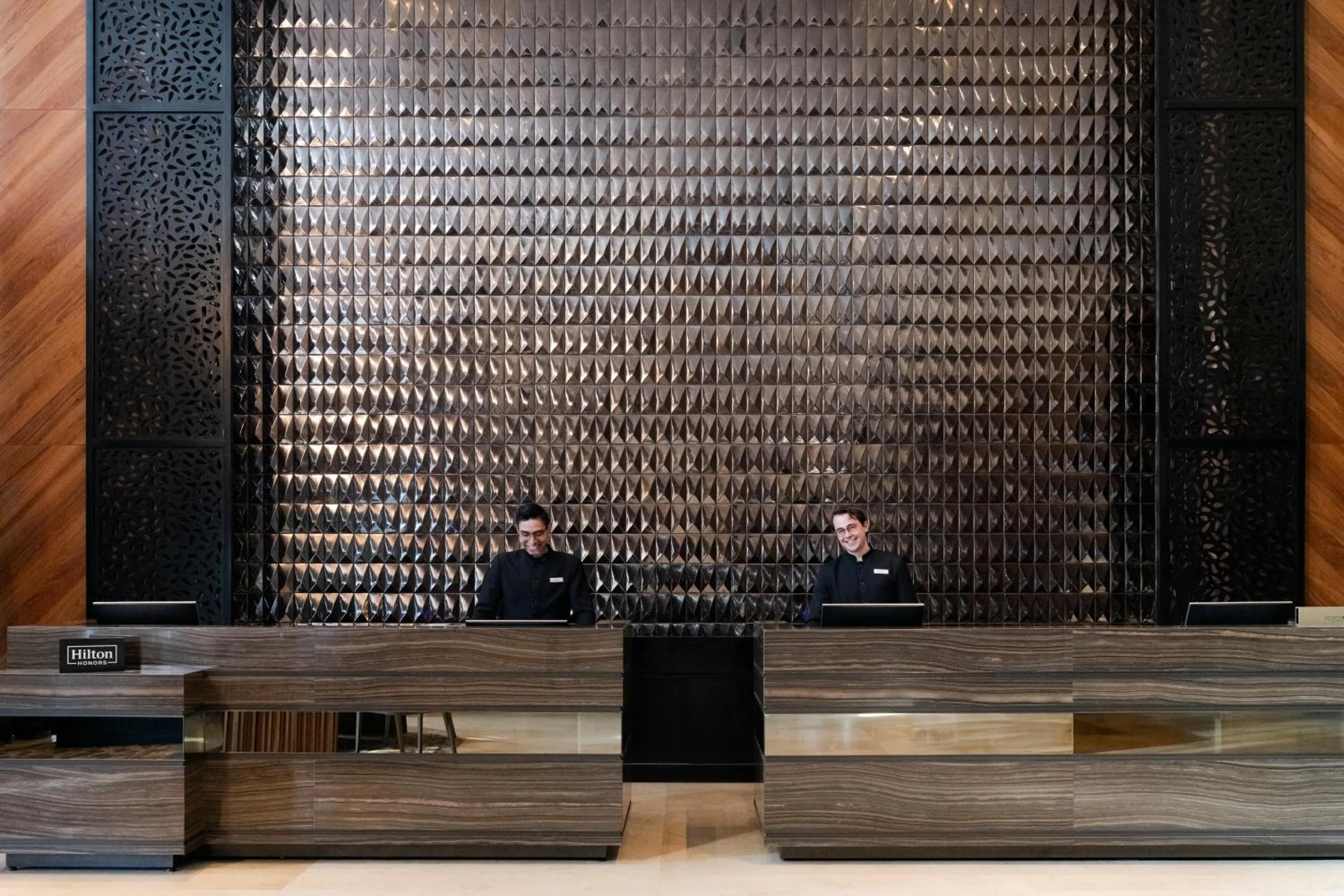 Lobby or reception in Hilton Mexico City Santa Fe