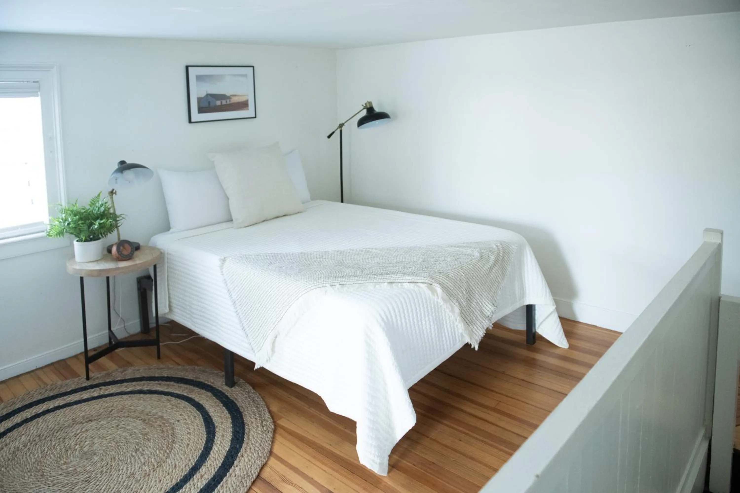 Bed in The Carriage House at Strasburg