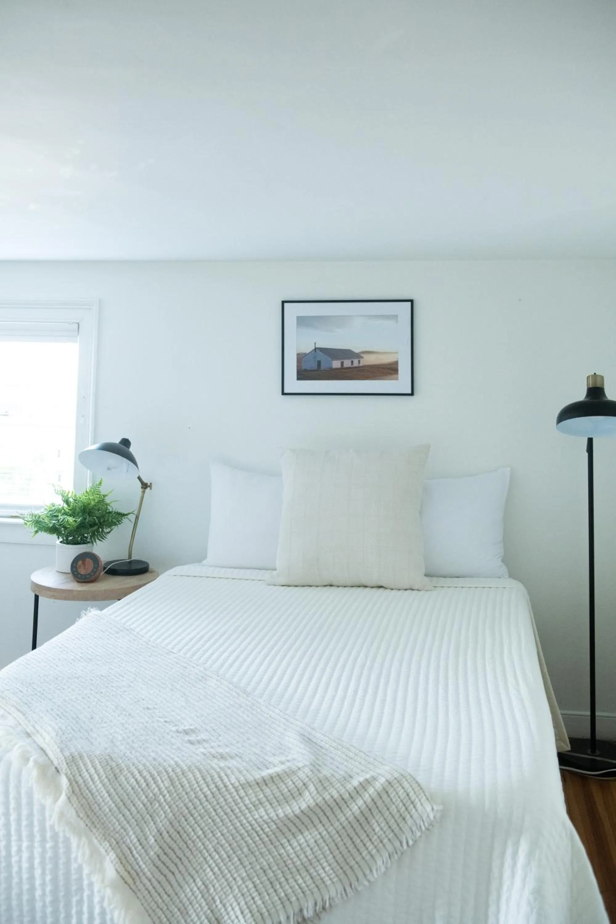 Bed in The Carriage House at Strasburg