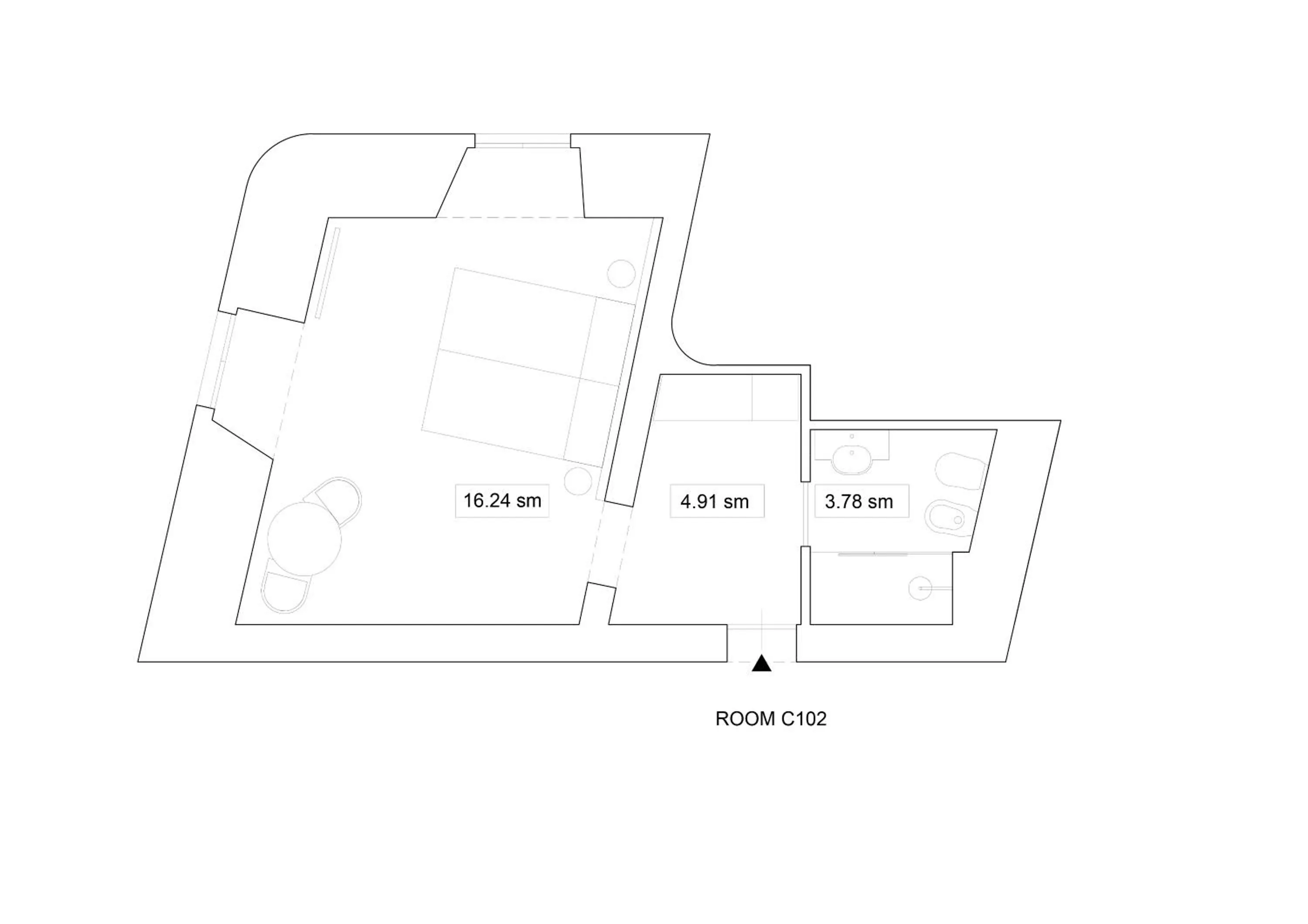 Floor plan in Albergo Abruzzi