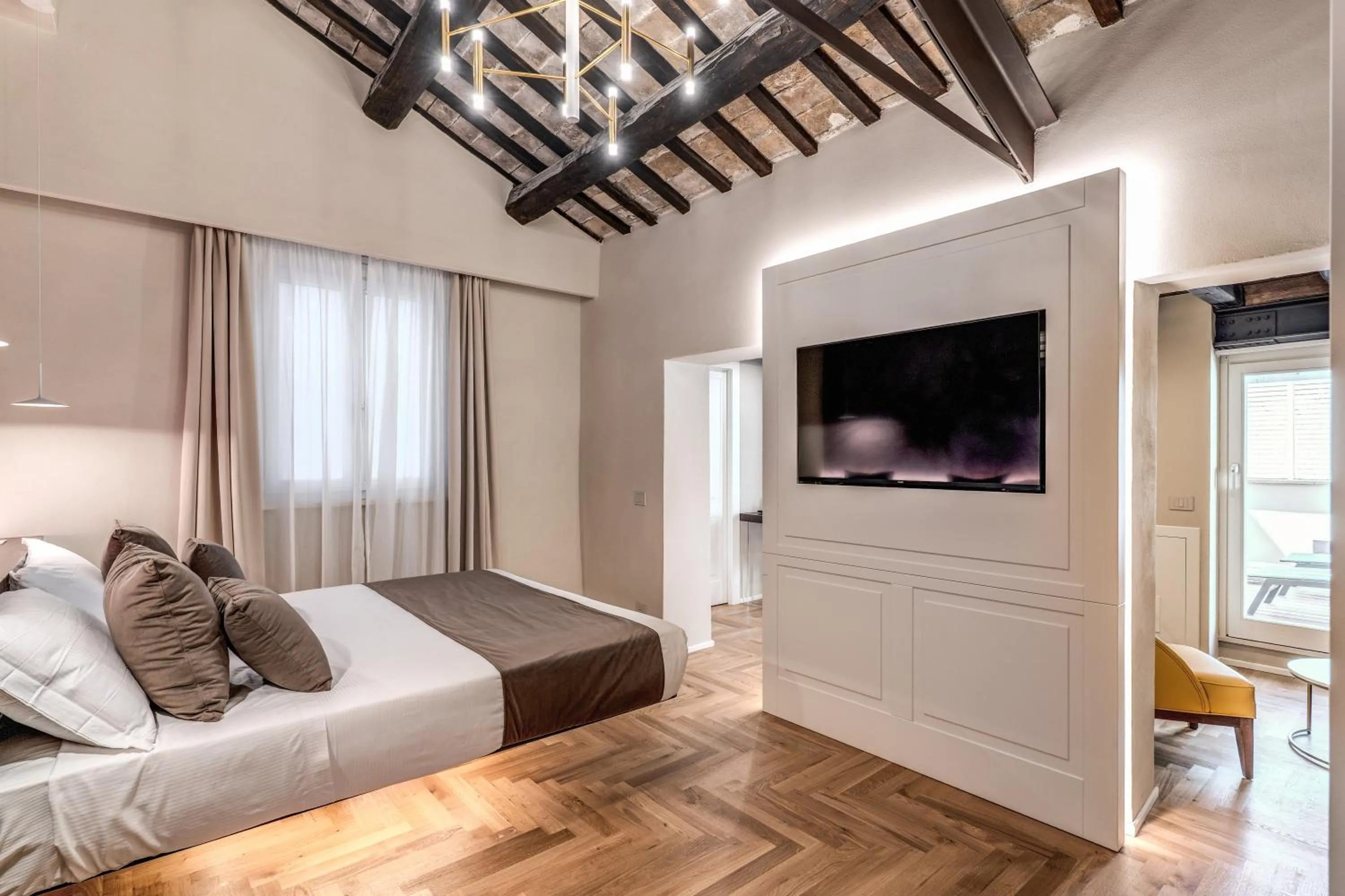 Bedroom, Bed in Albergo Abruzzi