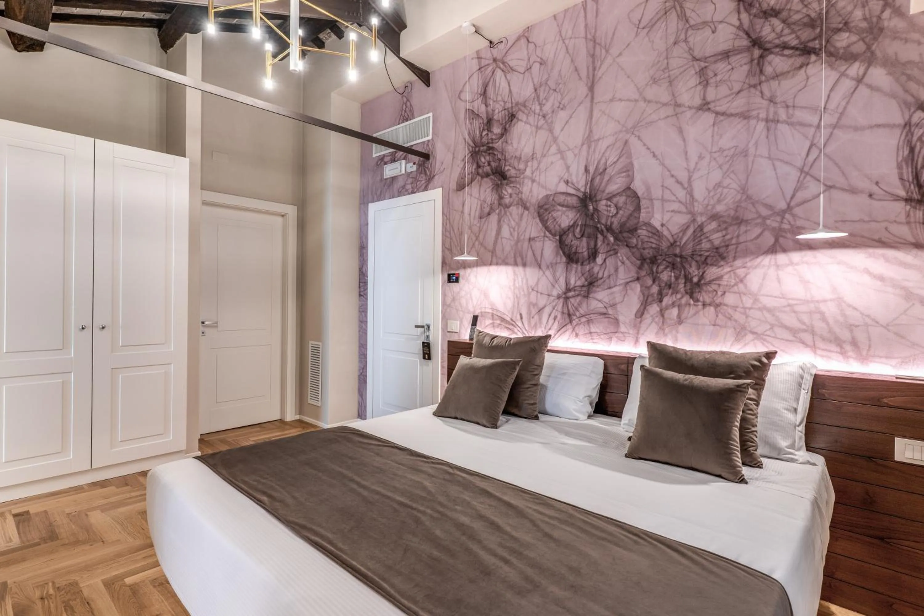 Bedroom, Bed in Albergo Abruzzi