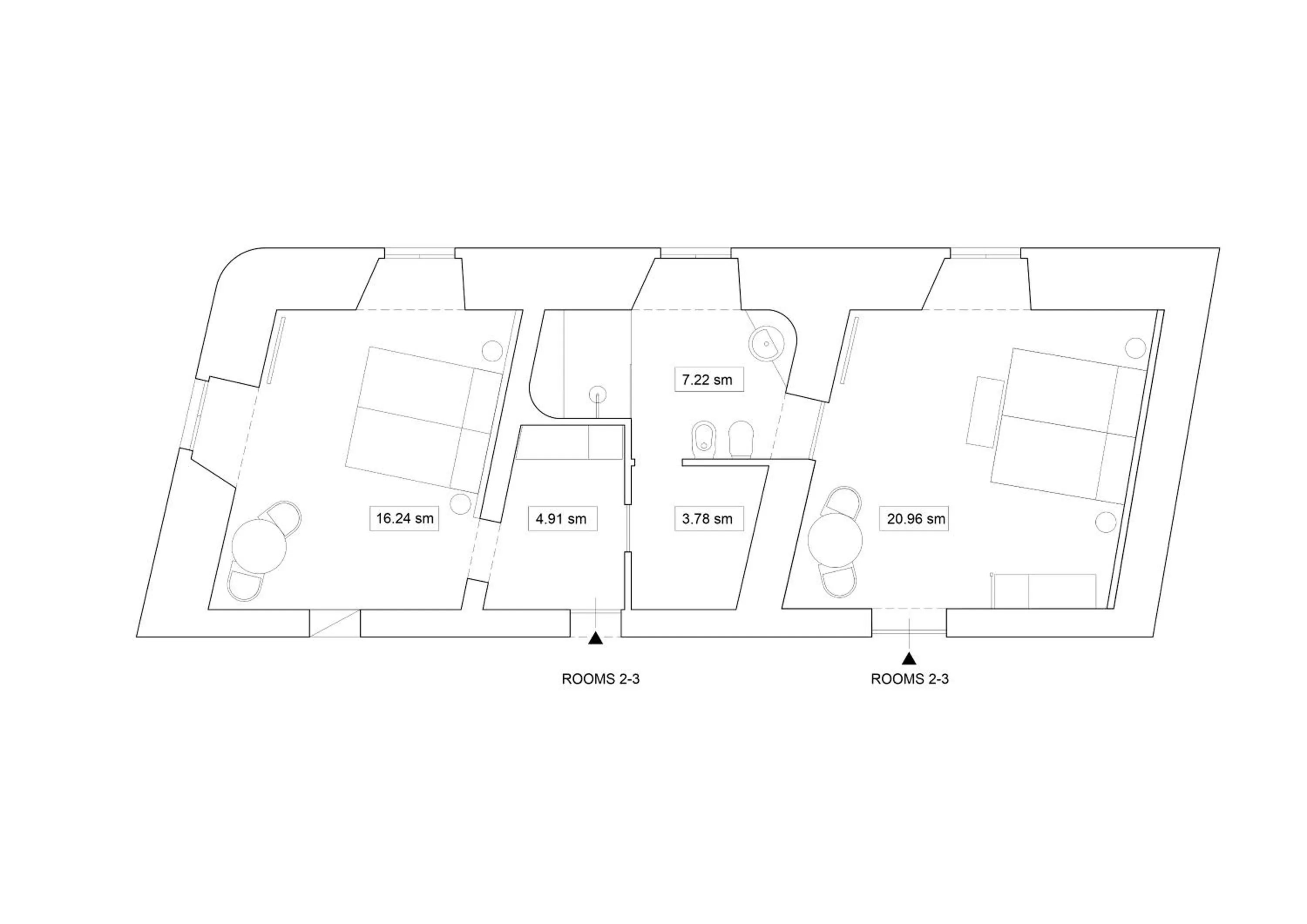 Floor plan in Albergo Abruzzi