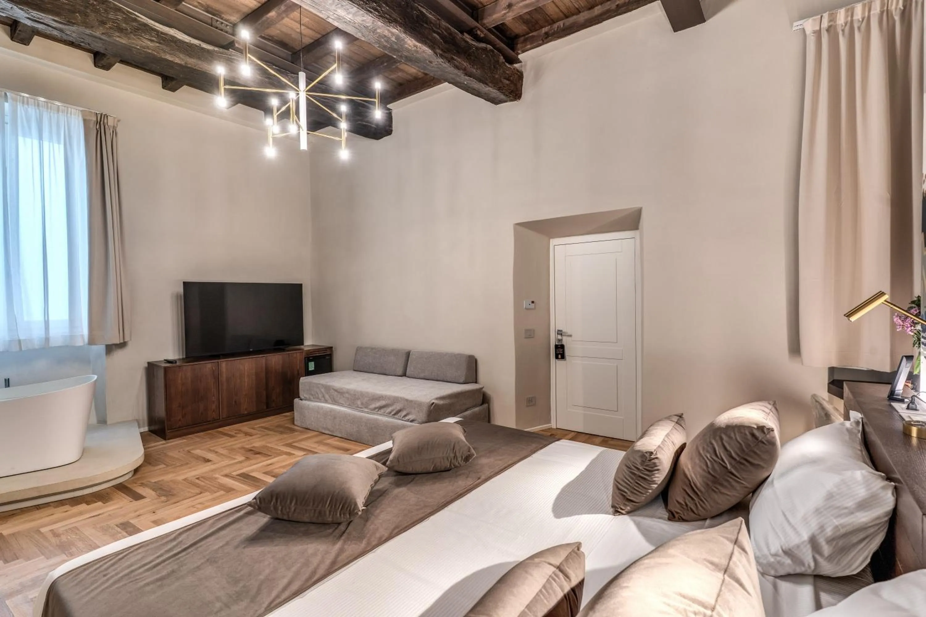 Bed in Albergo Abruzzi