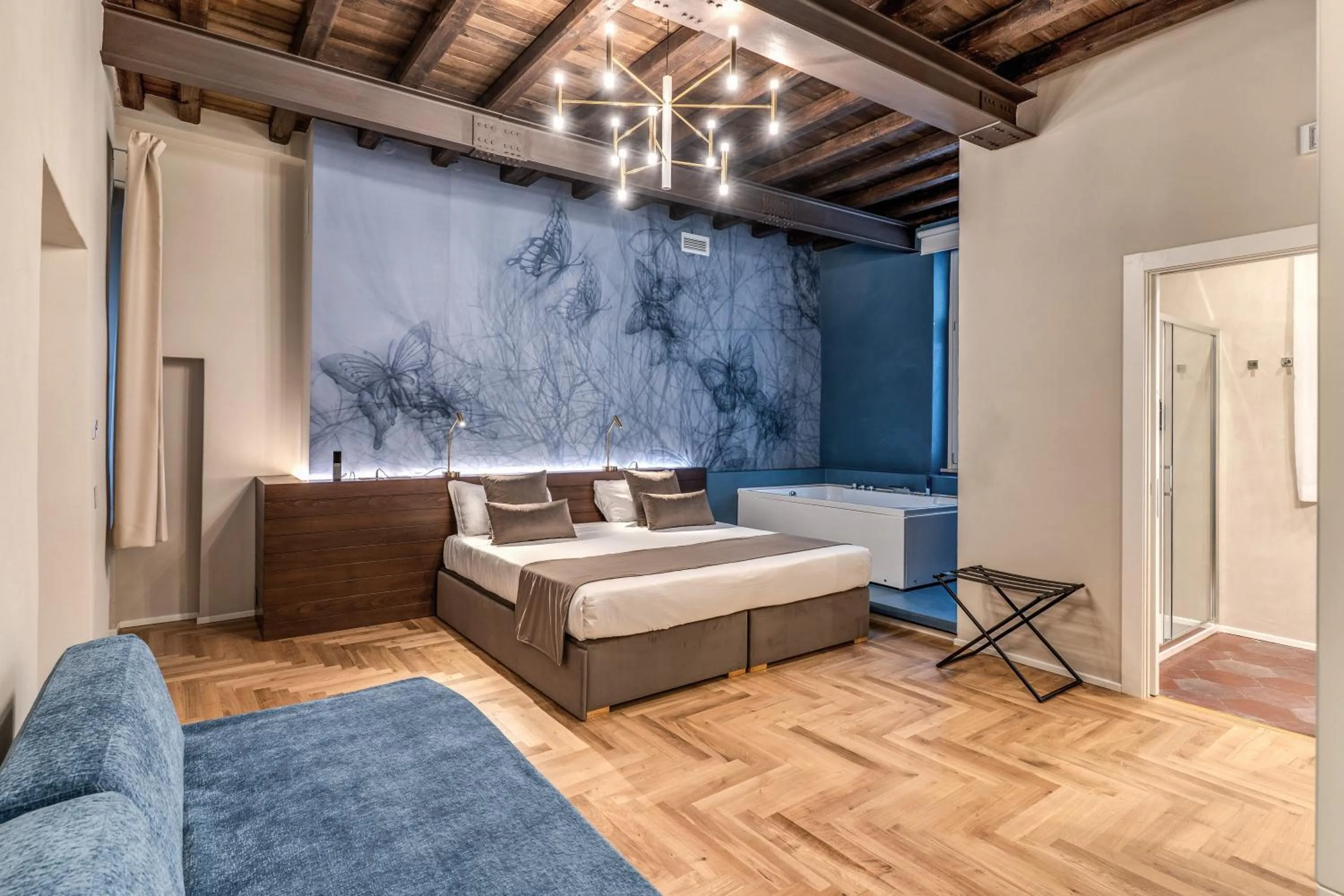 Bed in Albergo Abruzzi