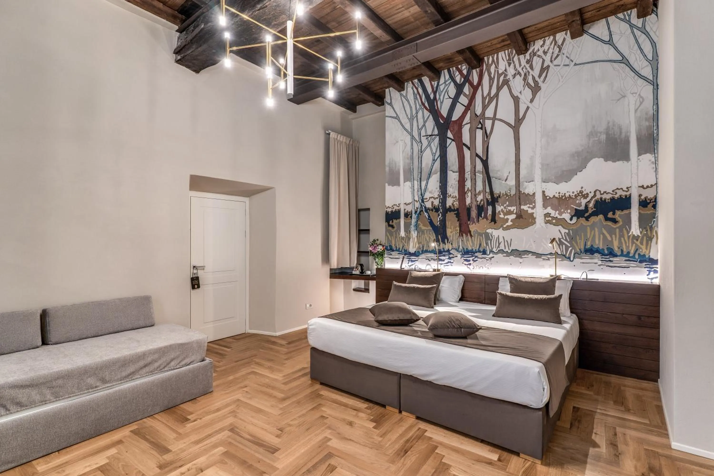 Bed in Albergo Abruzzi