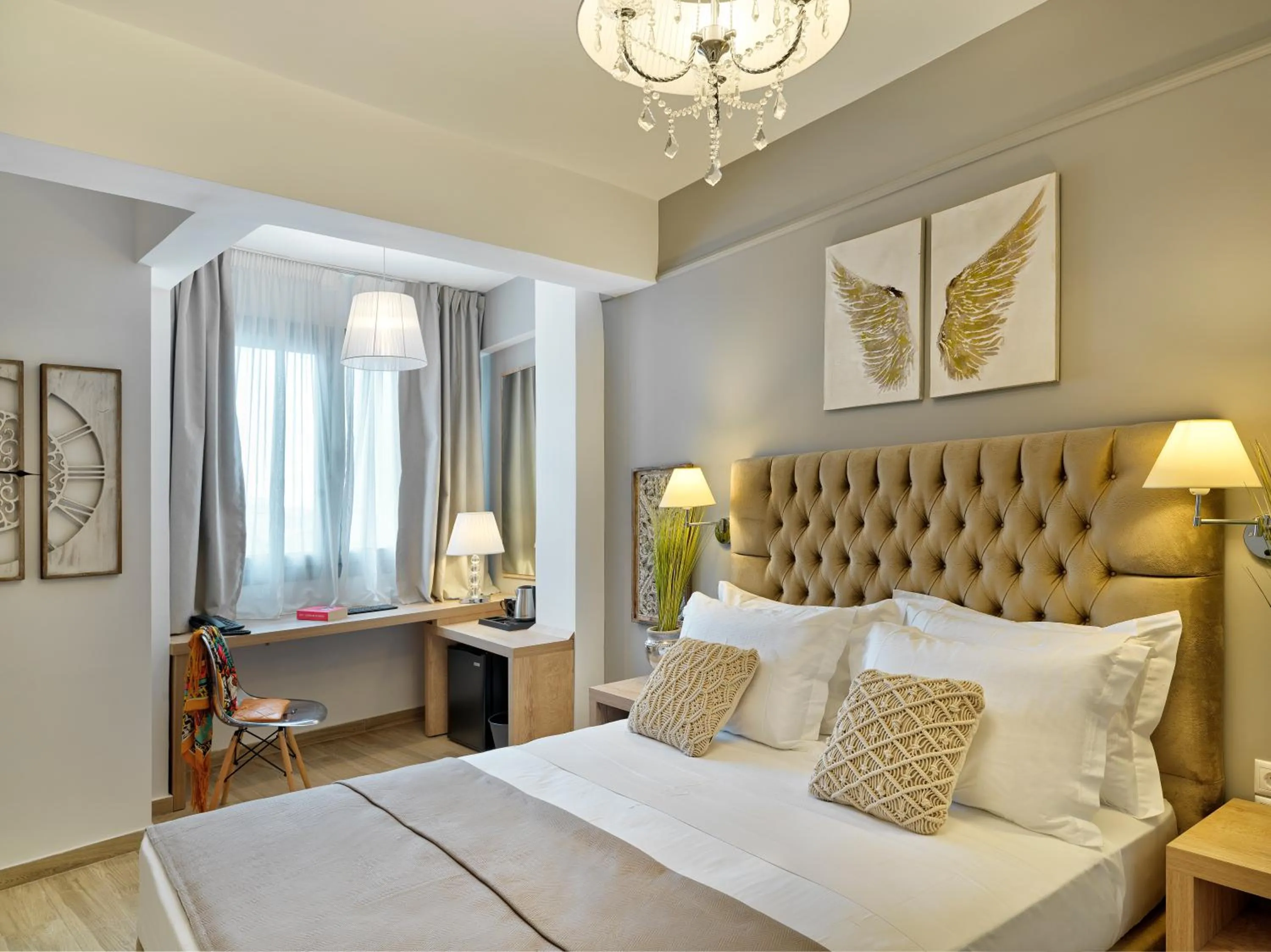 Photo of the whole room, Bed in Acropolis City Life BH