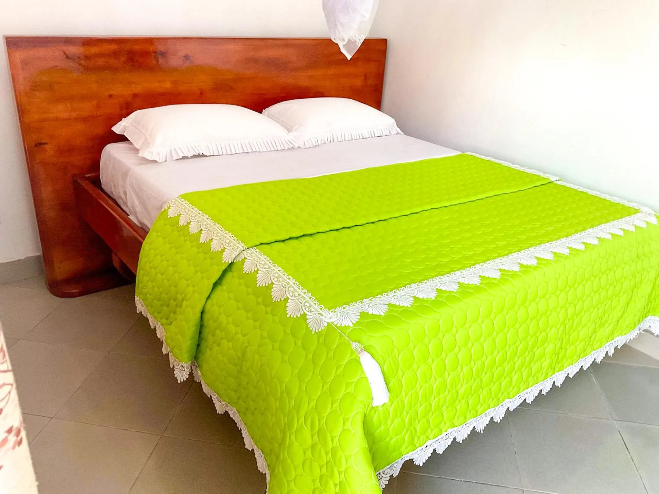 Bed in Agape House Kisoro