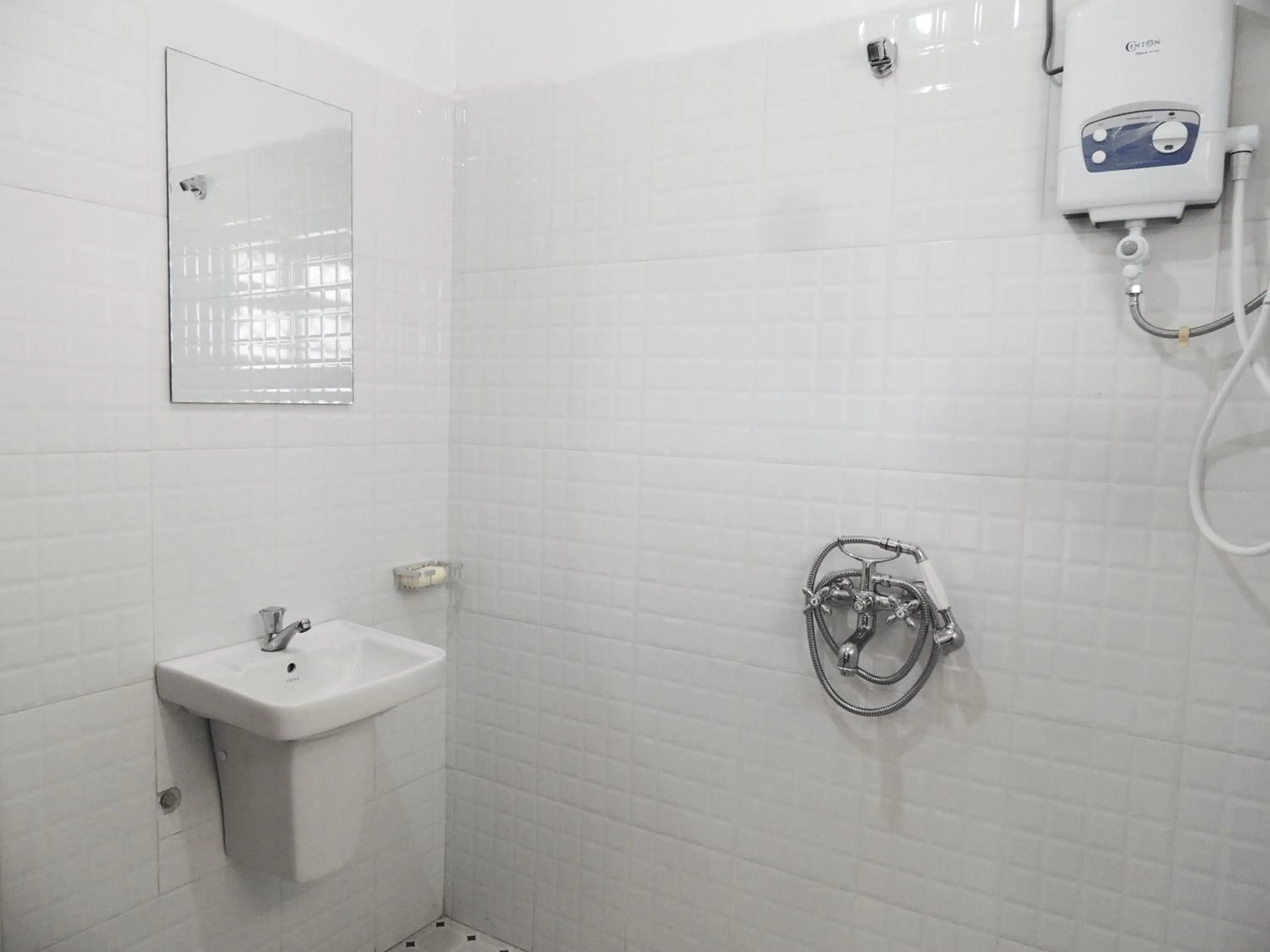 Shower in Agape House Kisoro