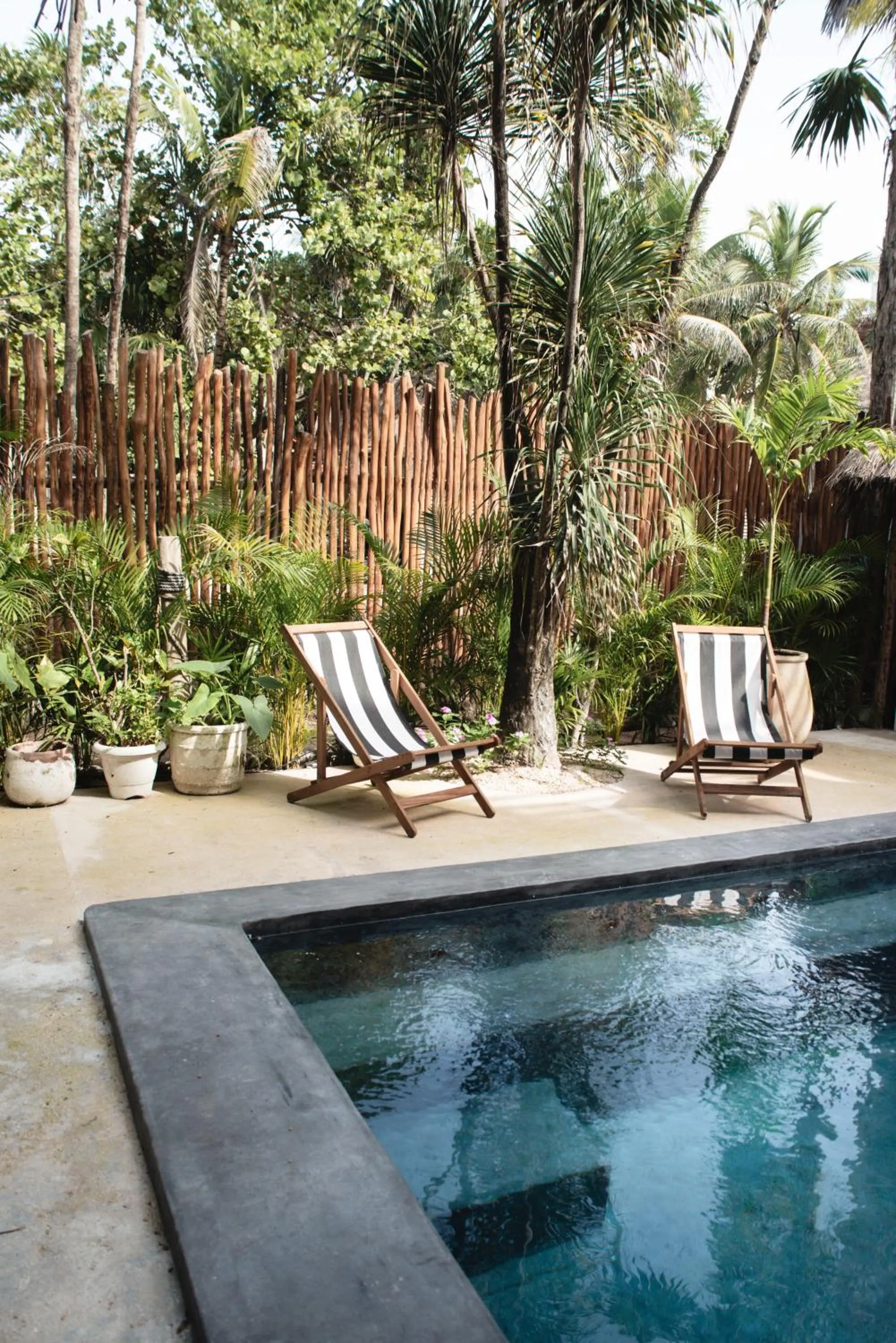 Pool view in Tuup Tulum