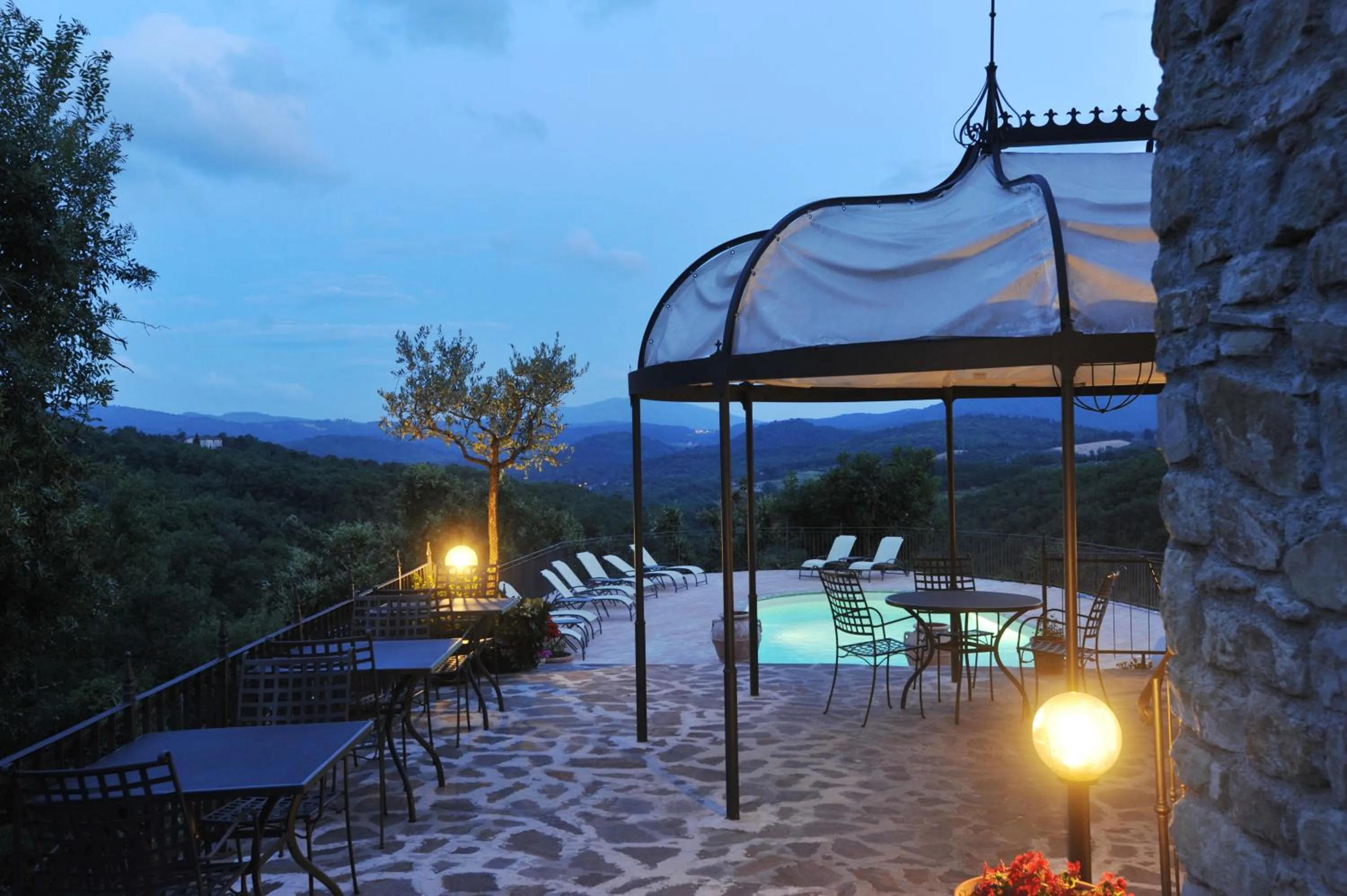 Patio in Il Castelluccio Country Resort Restaurant & SPA