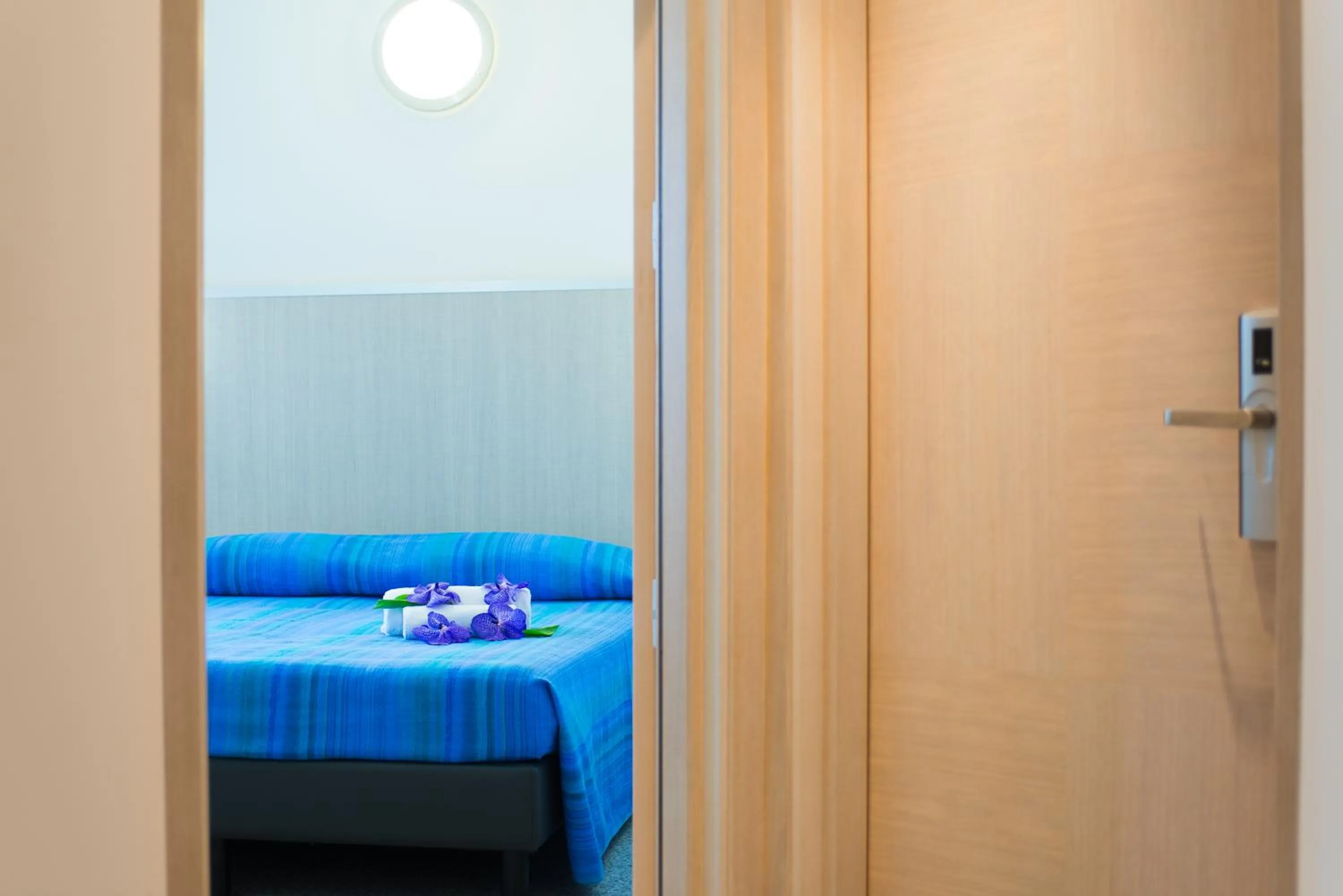 Bedroom, Bed in Hotel Villa Argia Rimini Marina Centro