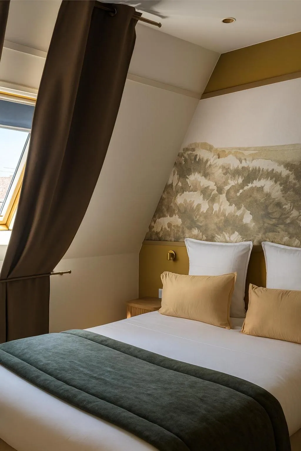 Bed in Hôtel Le Cardinal