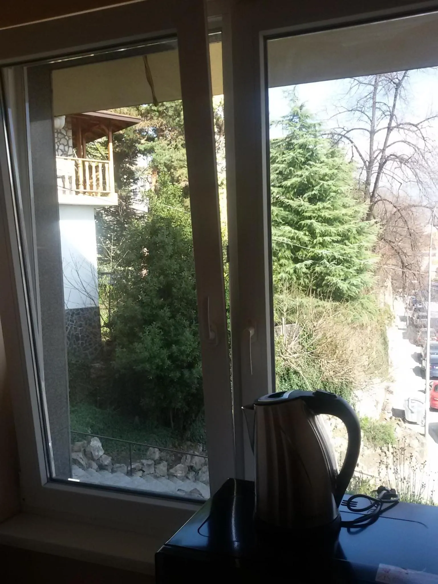Garden view in Sandanski Peak Guest Rooms